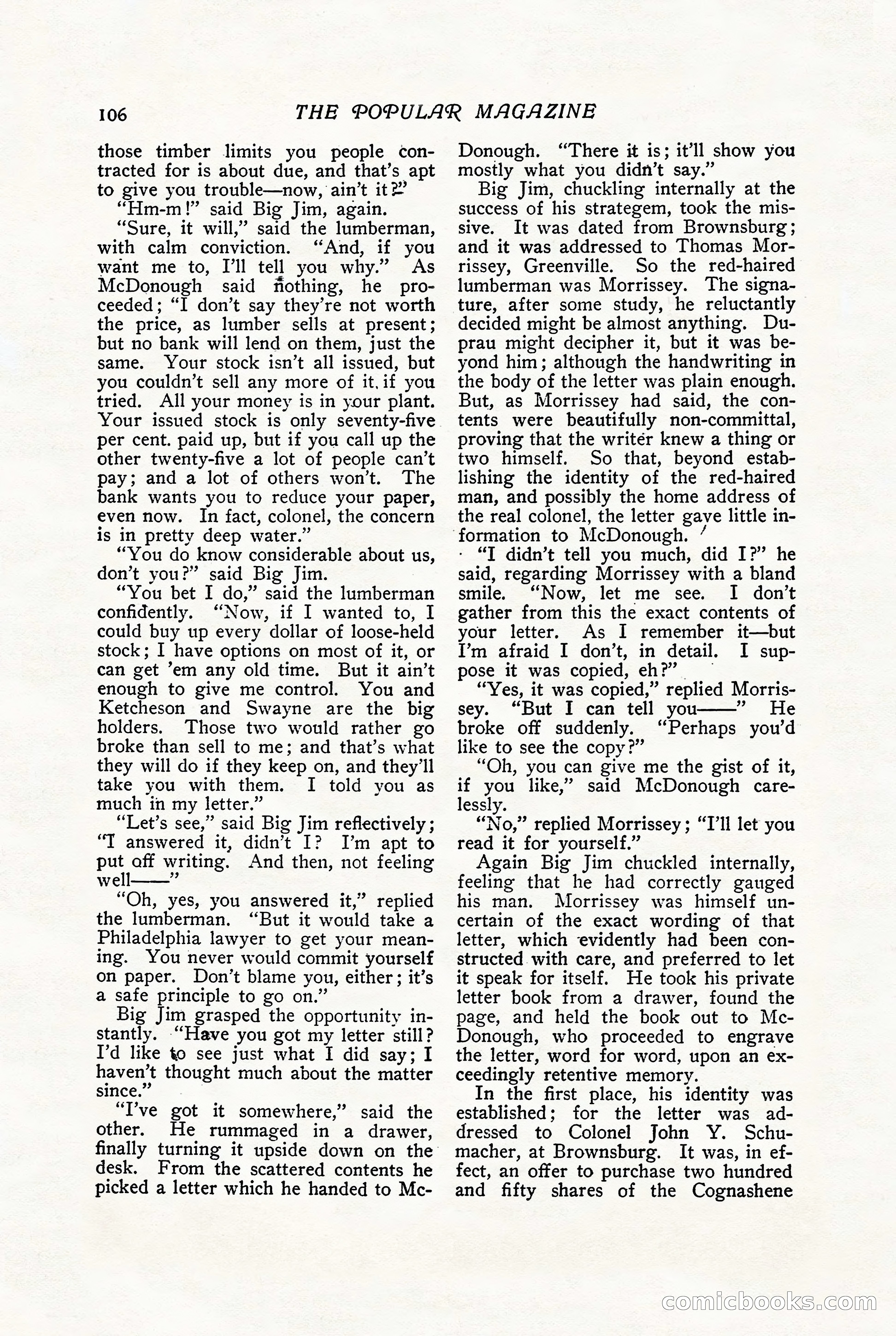 The Popular Magazine, August 1909 — page 108 of 232