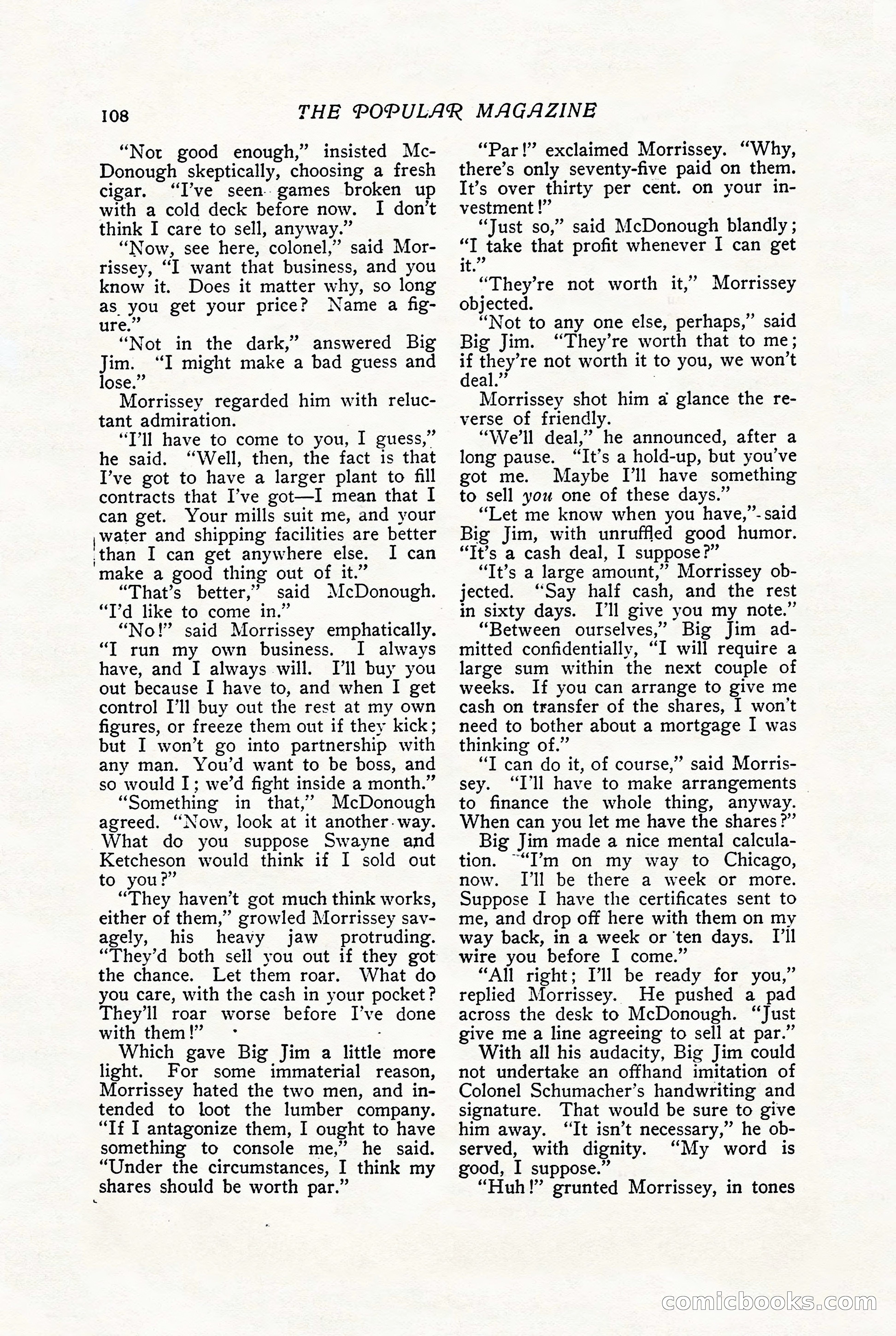 The Popular Magazine, August 1909 — page 110 of 232
