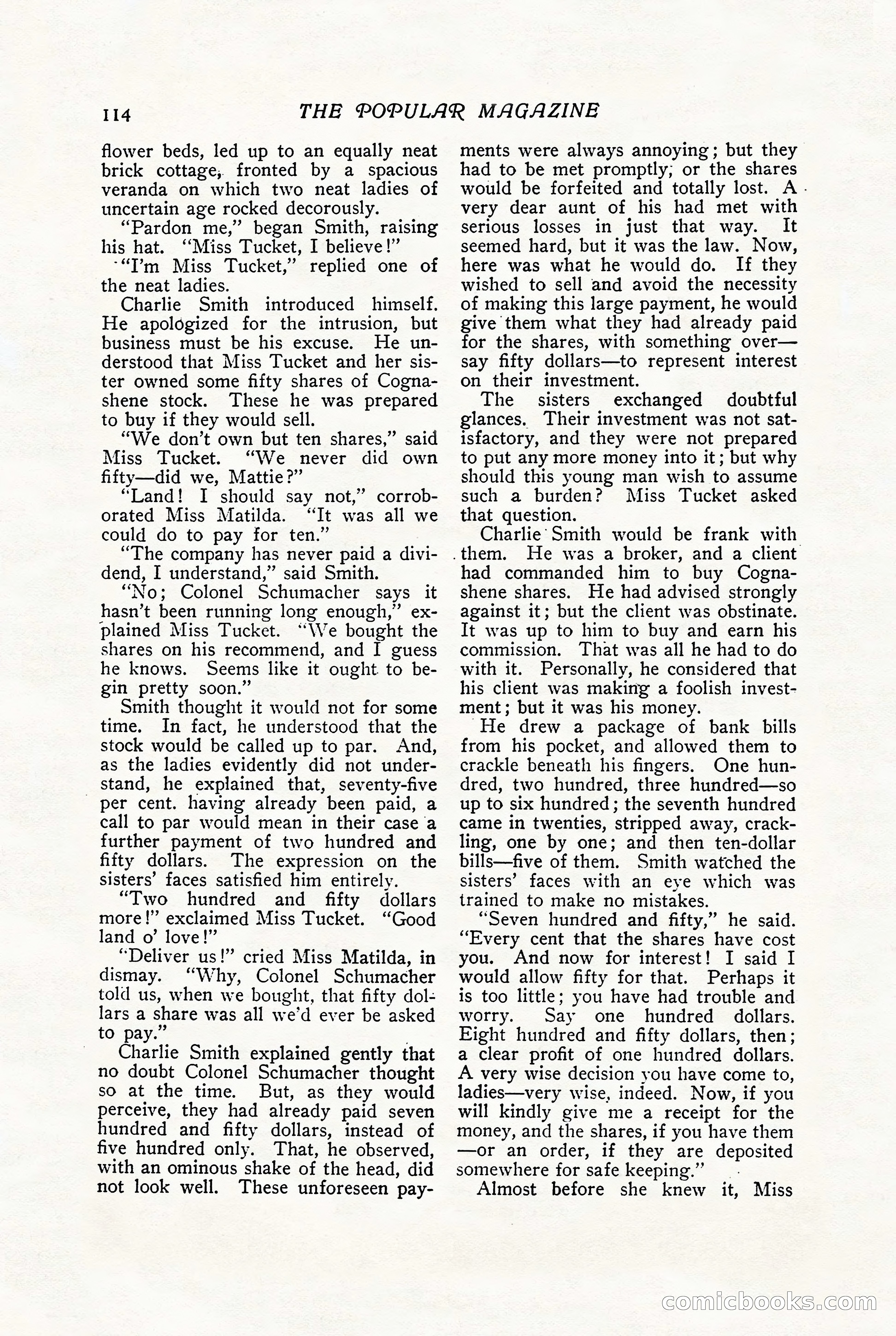 The Popular Magazine, August 1909 — page 116 of 232