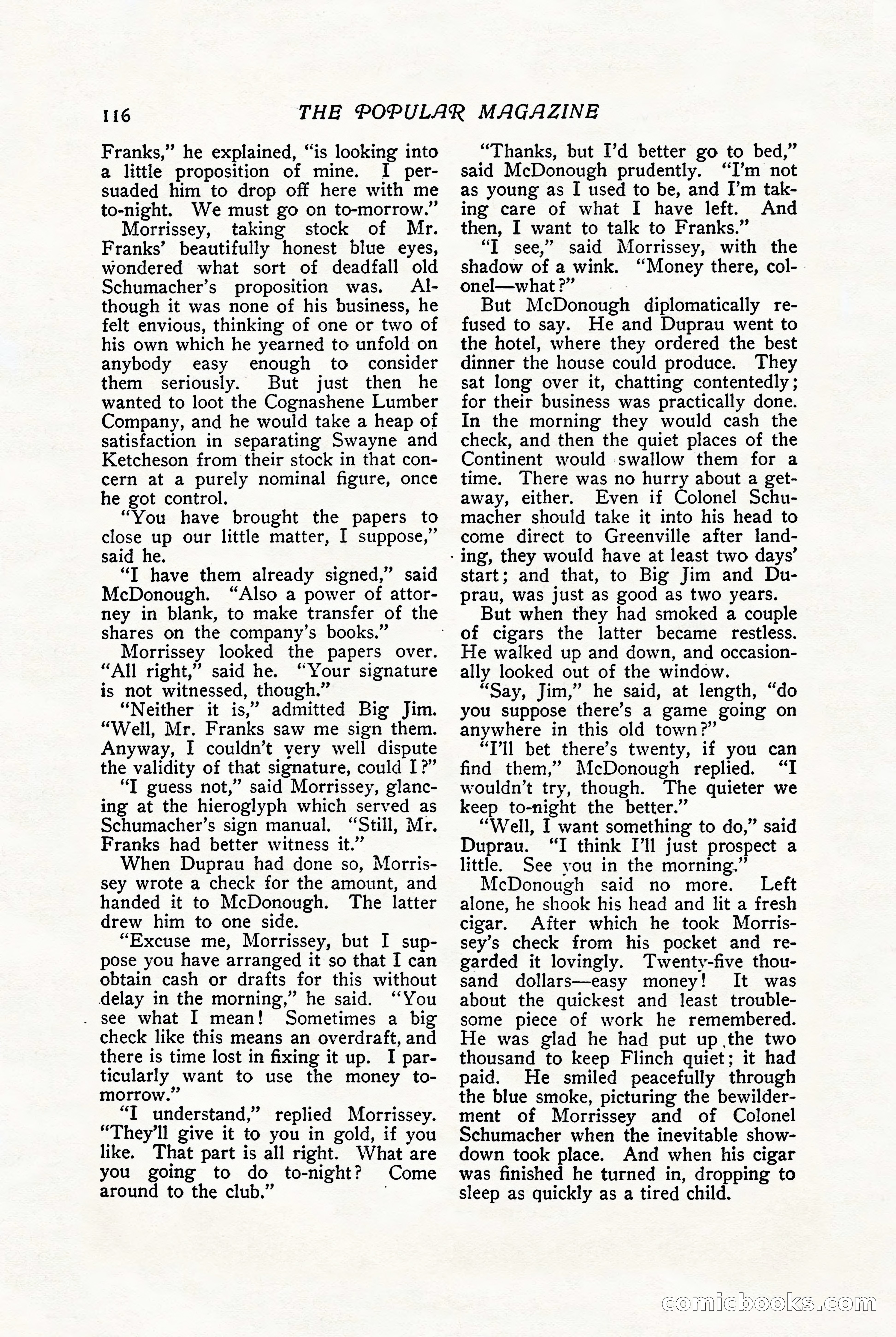 The Popular Magazine, August 1909 — page 118 of 232