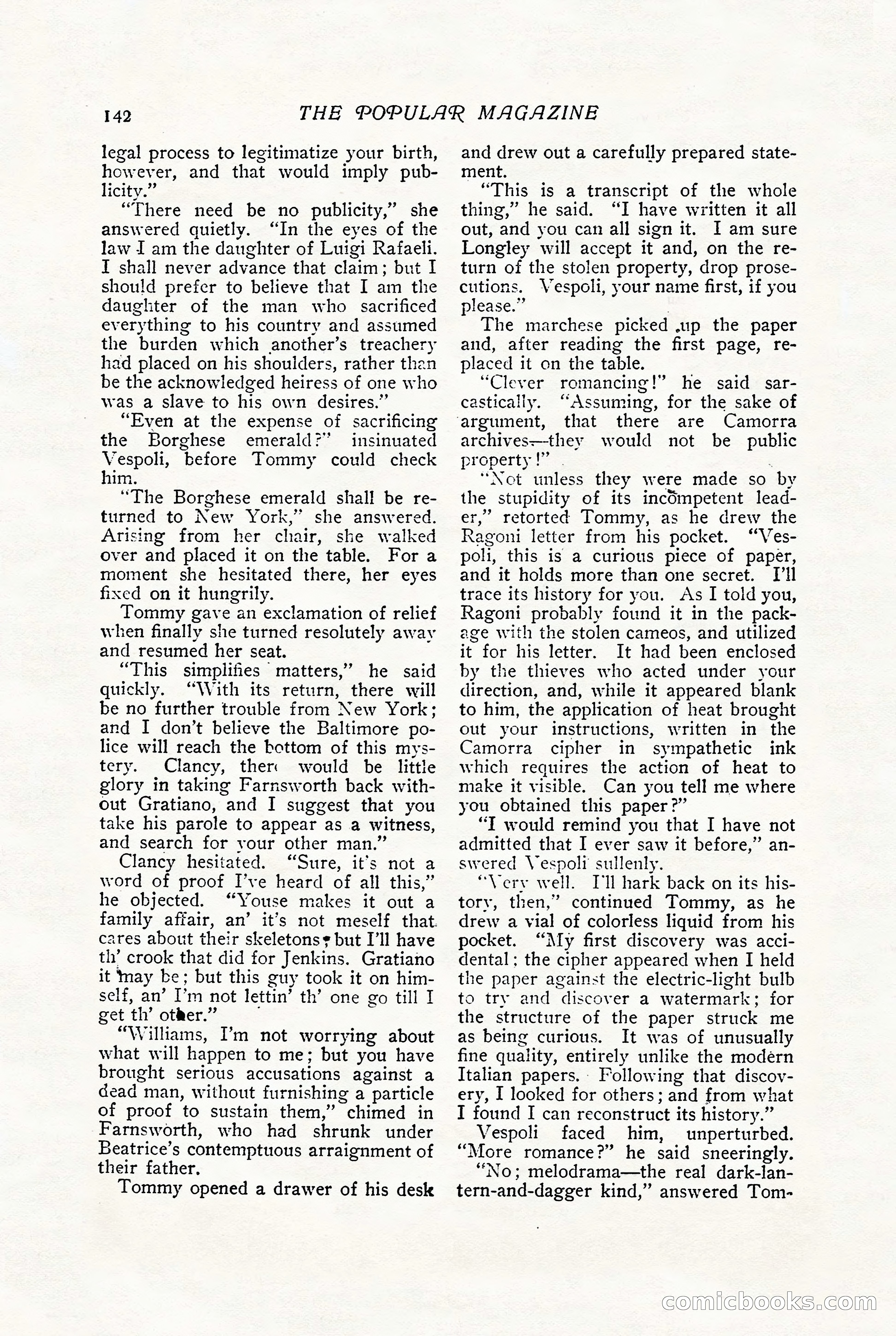 The Popular Magazine, August 1909 — page 144 of 232