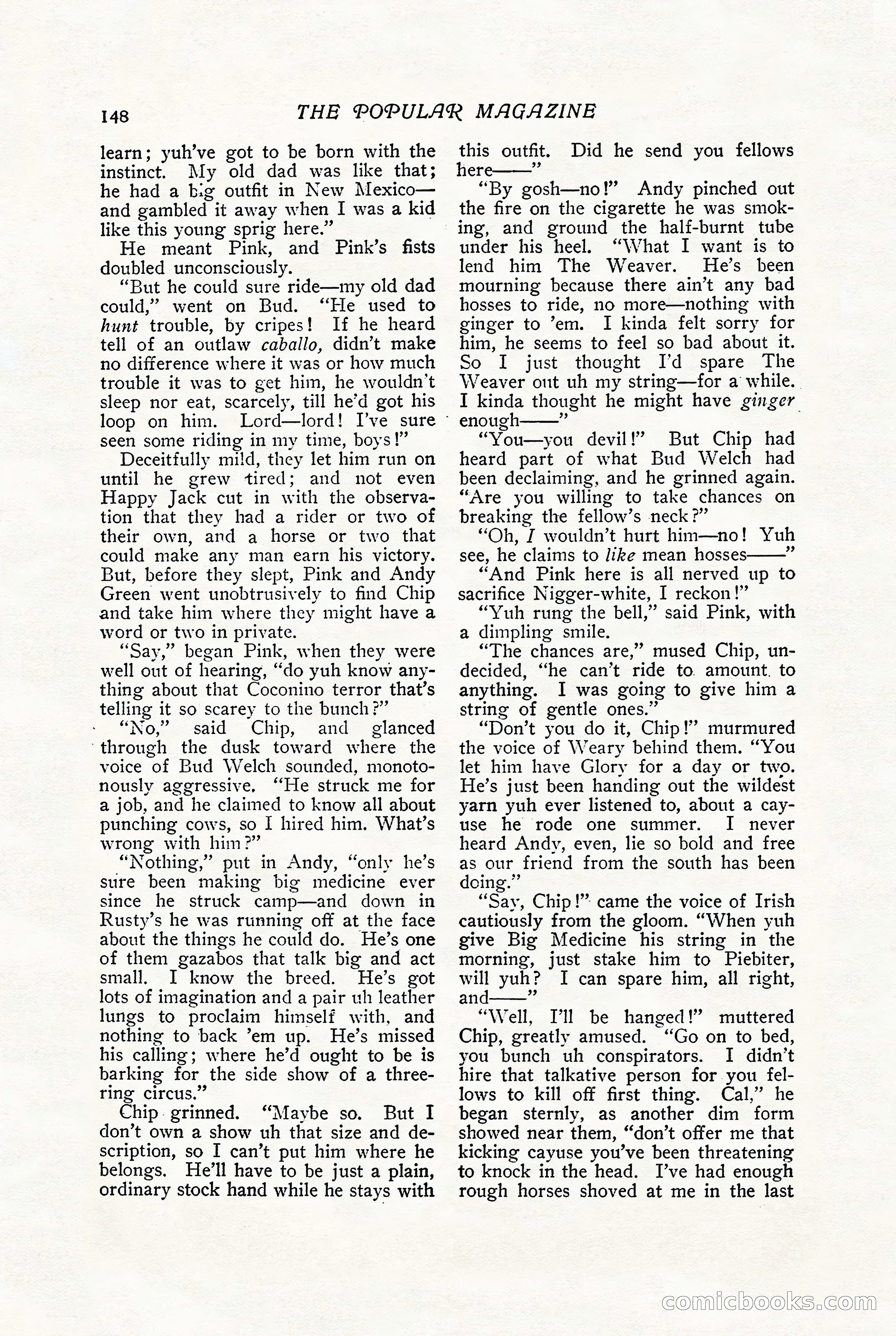 The Popular Magazine, August 1909 — page 150 of 232