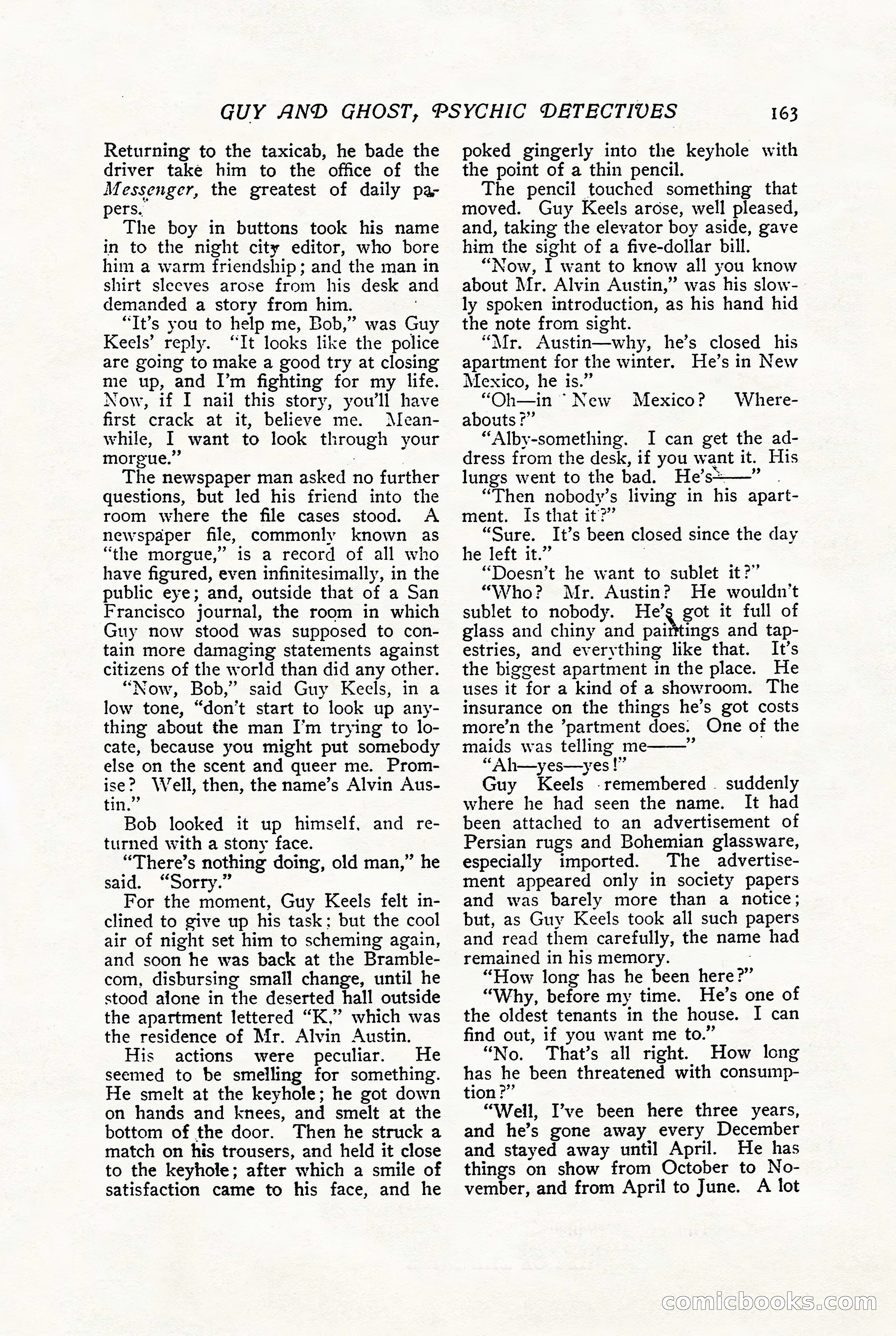 The Popular Magazine, August 1909 — page 165 of 232