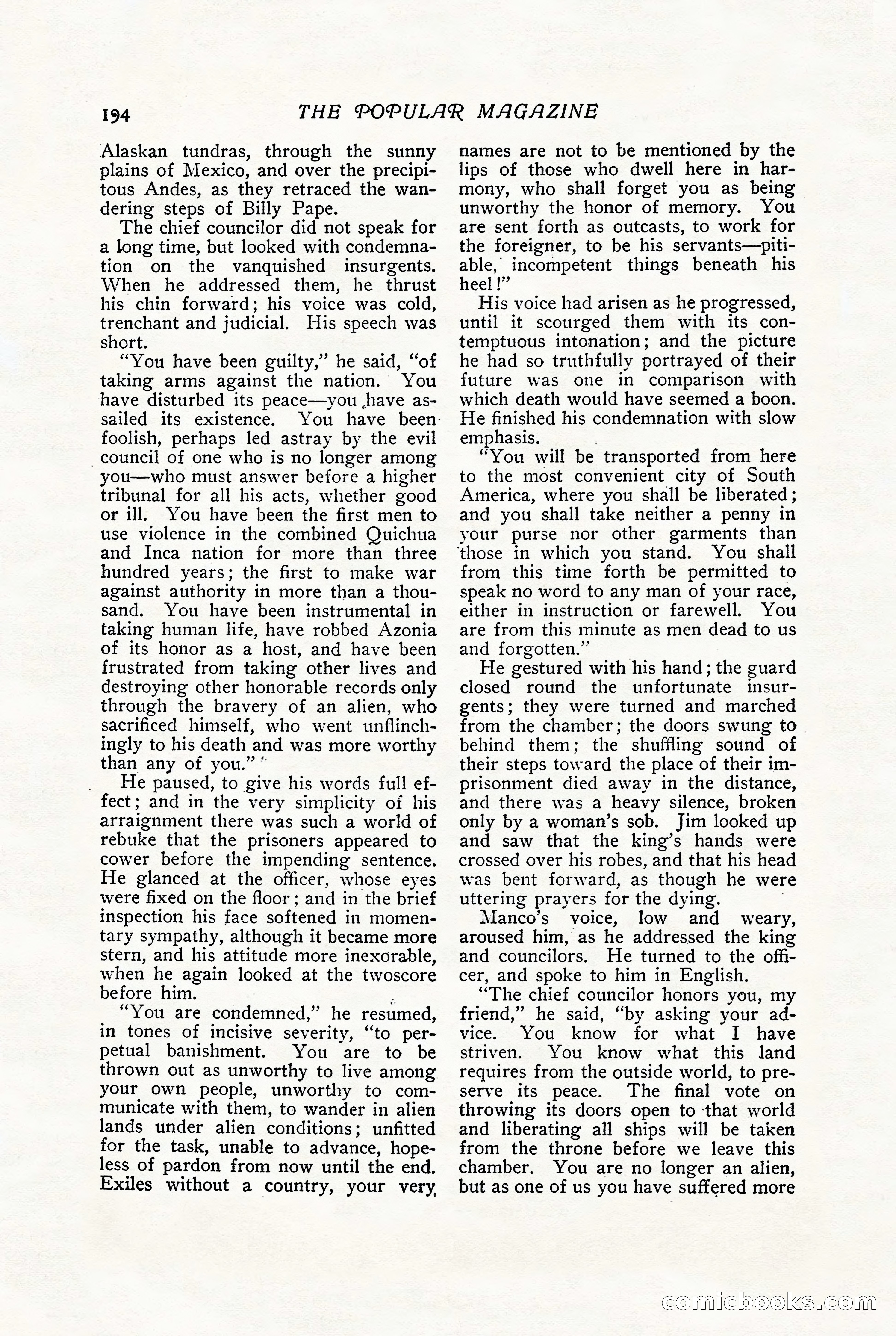 The Popular Magazine, August 1909 — page 196 of 232
