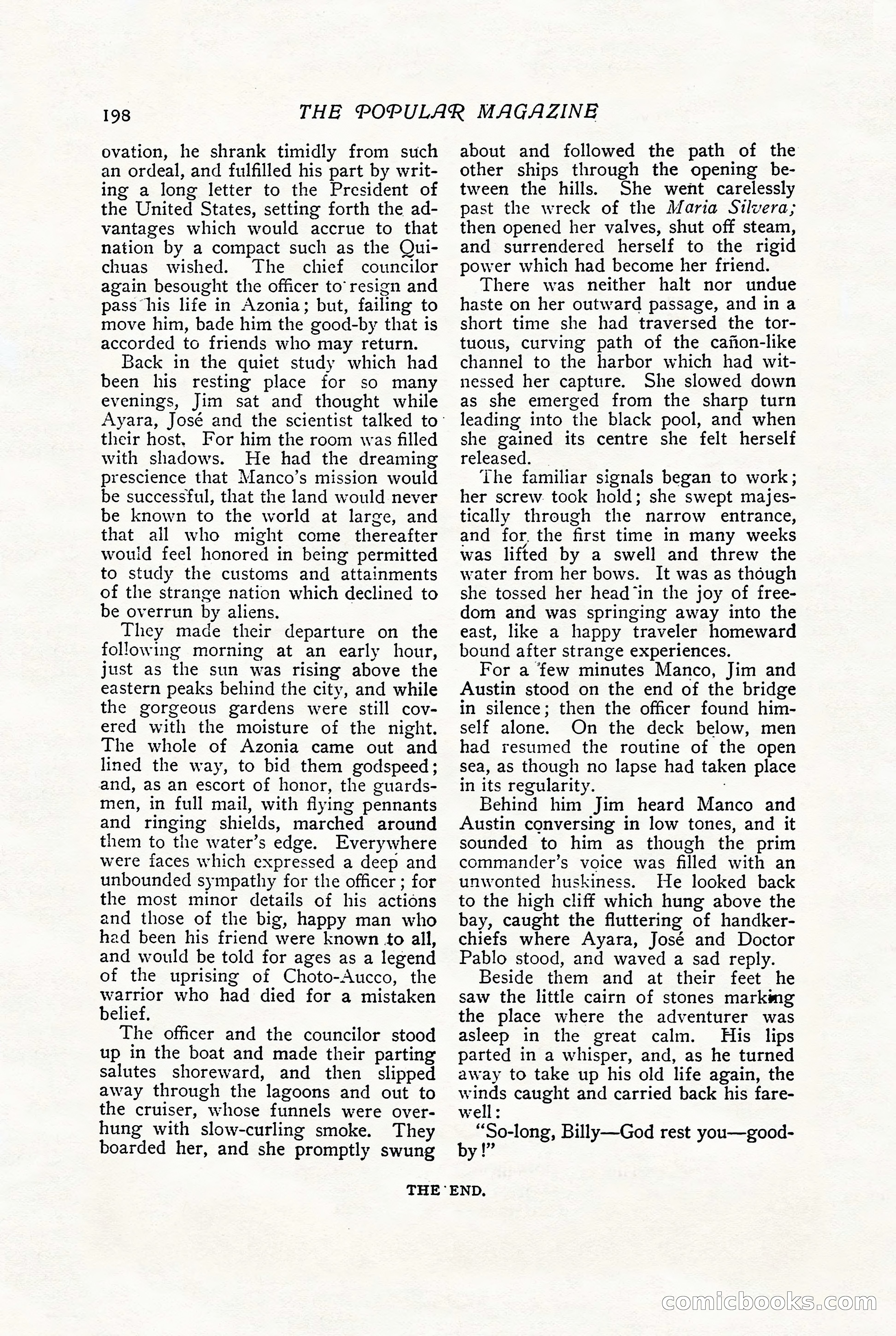 The Popular Magazine, August 1909 — page 200 of 232