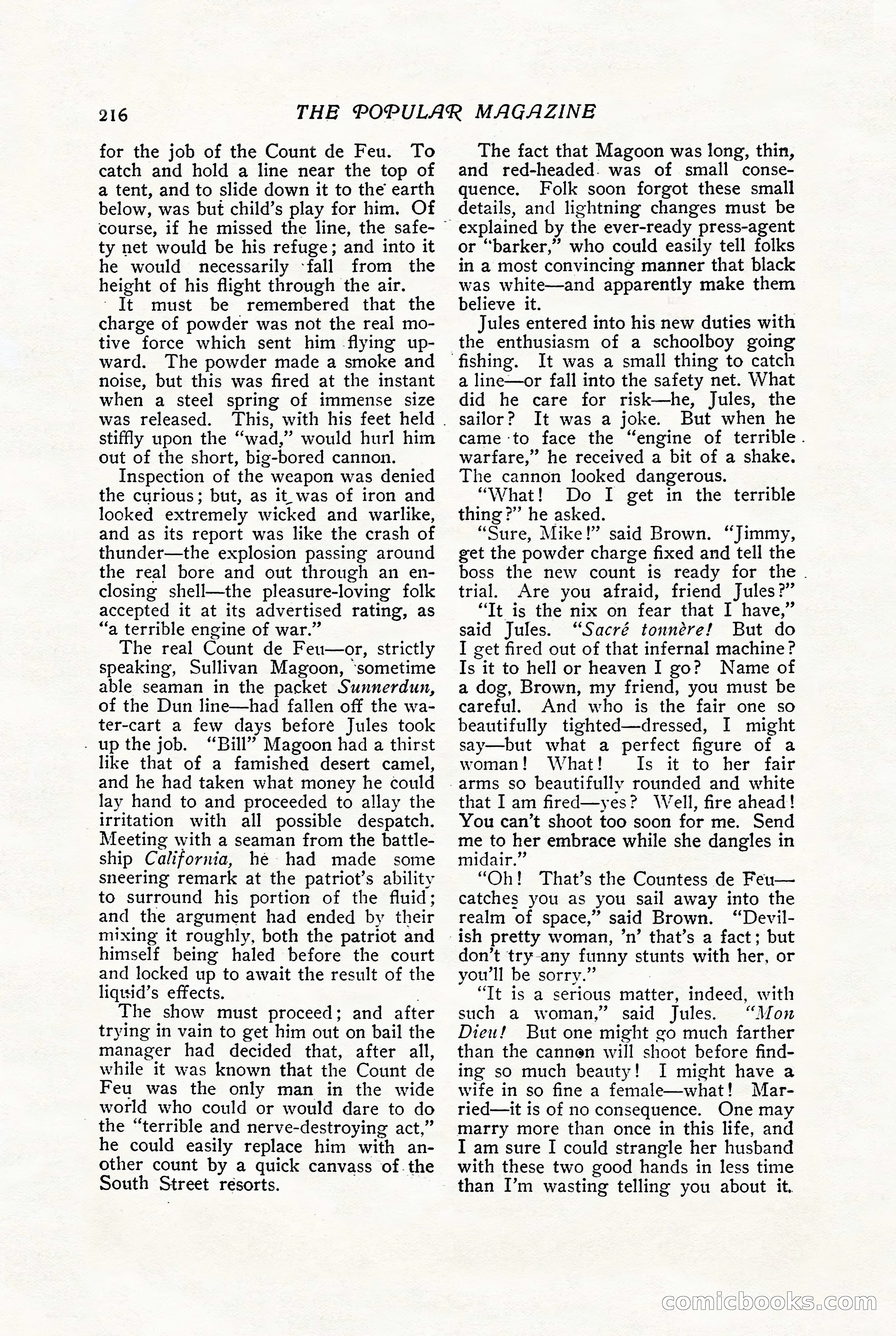 The Popular Magazine, August 1909 — page 218 of 232