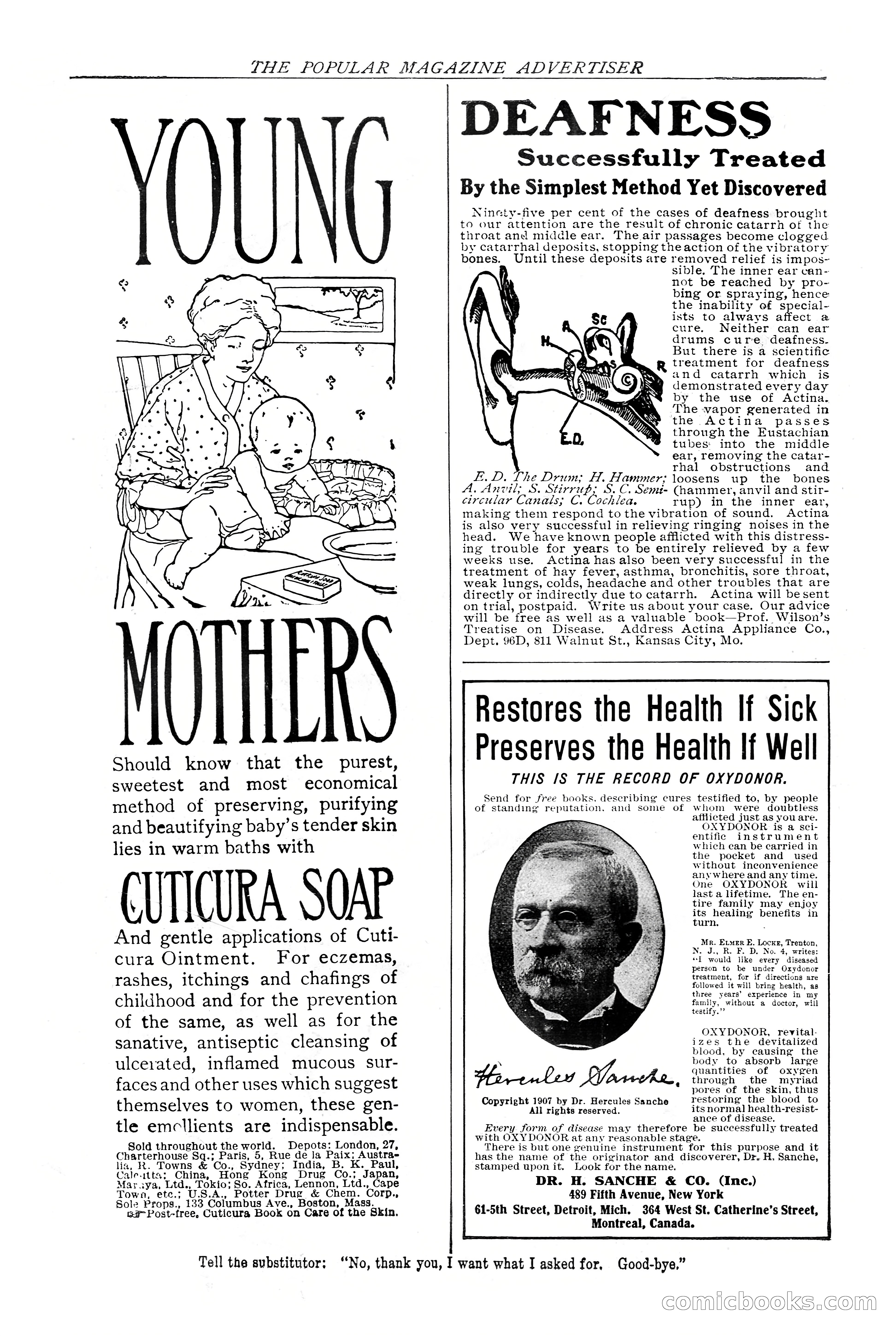 The Popular Magazine, August 1909 — page 232 of 232