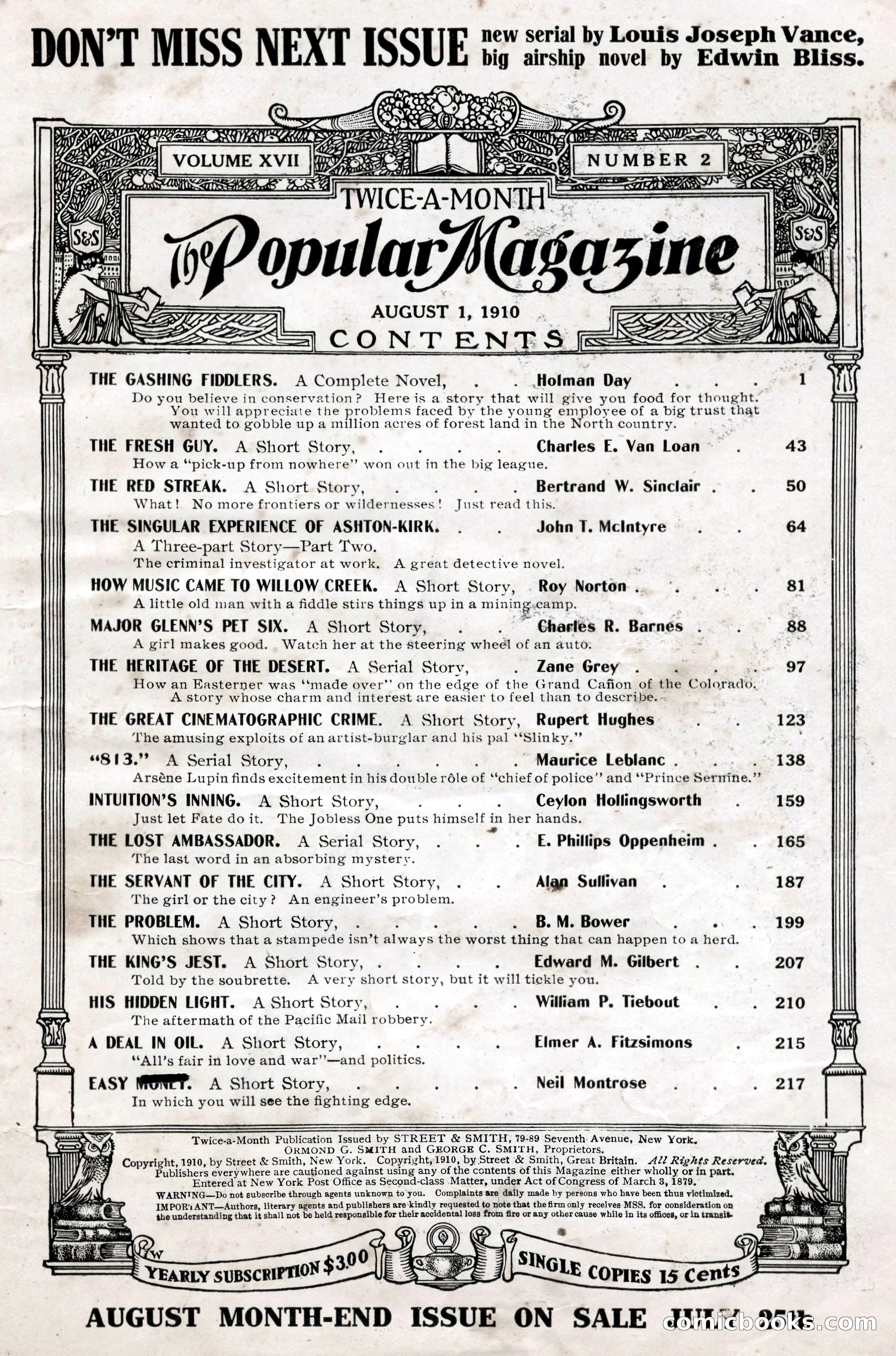 The Popular Magazine — page 5 of 252