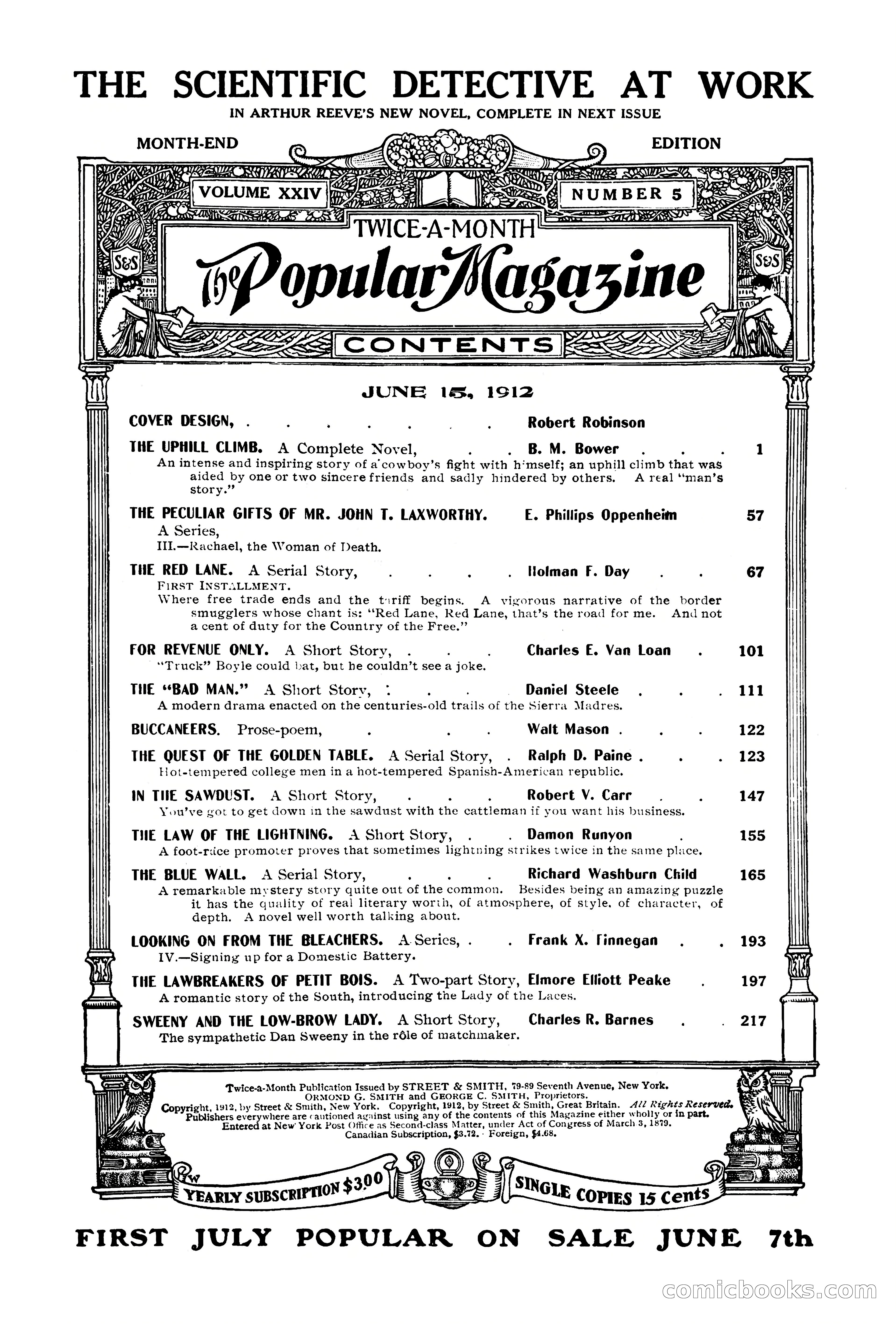 The Popular Magazine, June 1912 — page 5 of 240