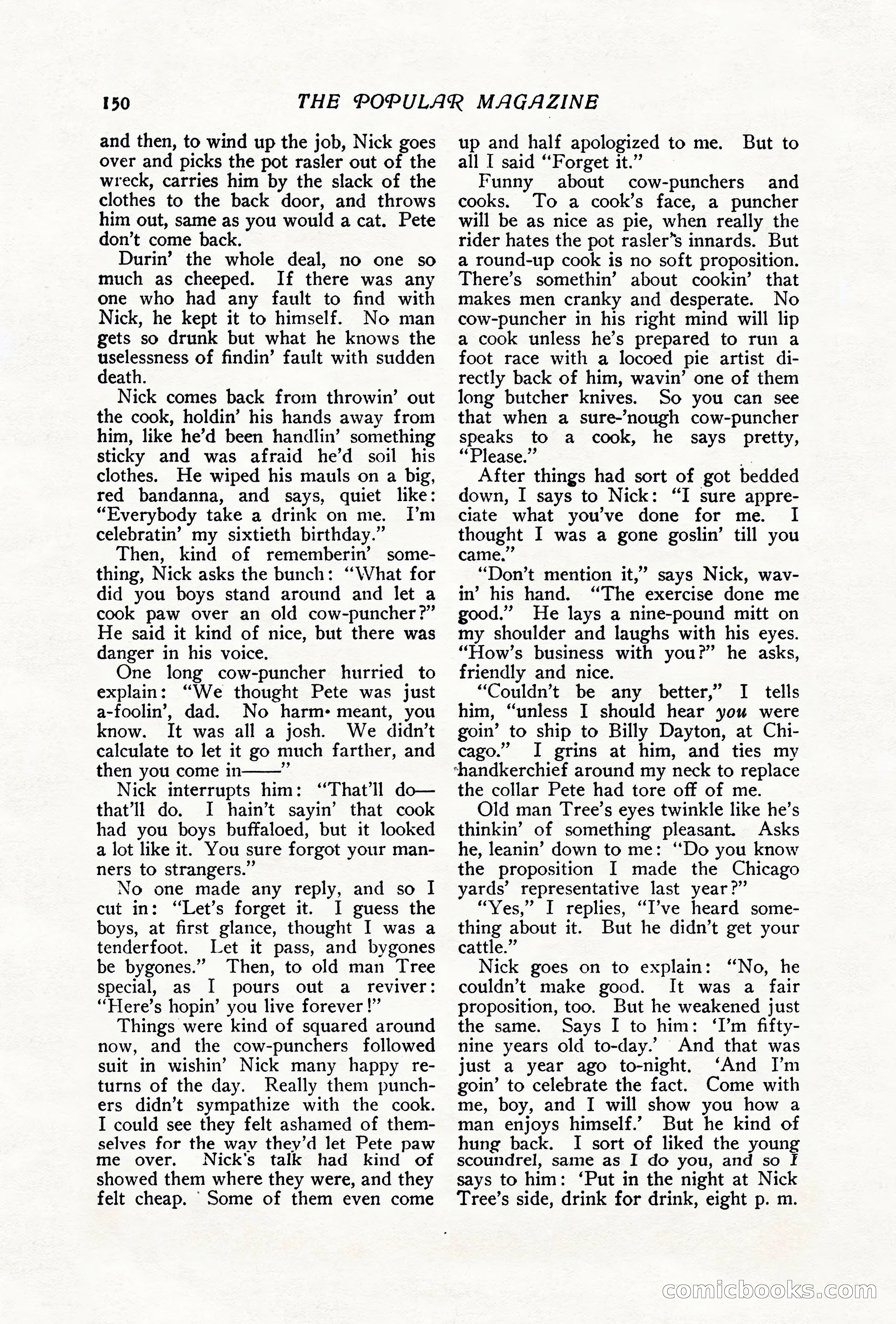 The Popular Magazine, June 1912 — page 156 of 240