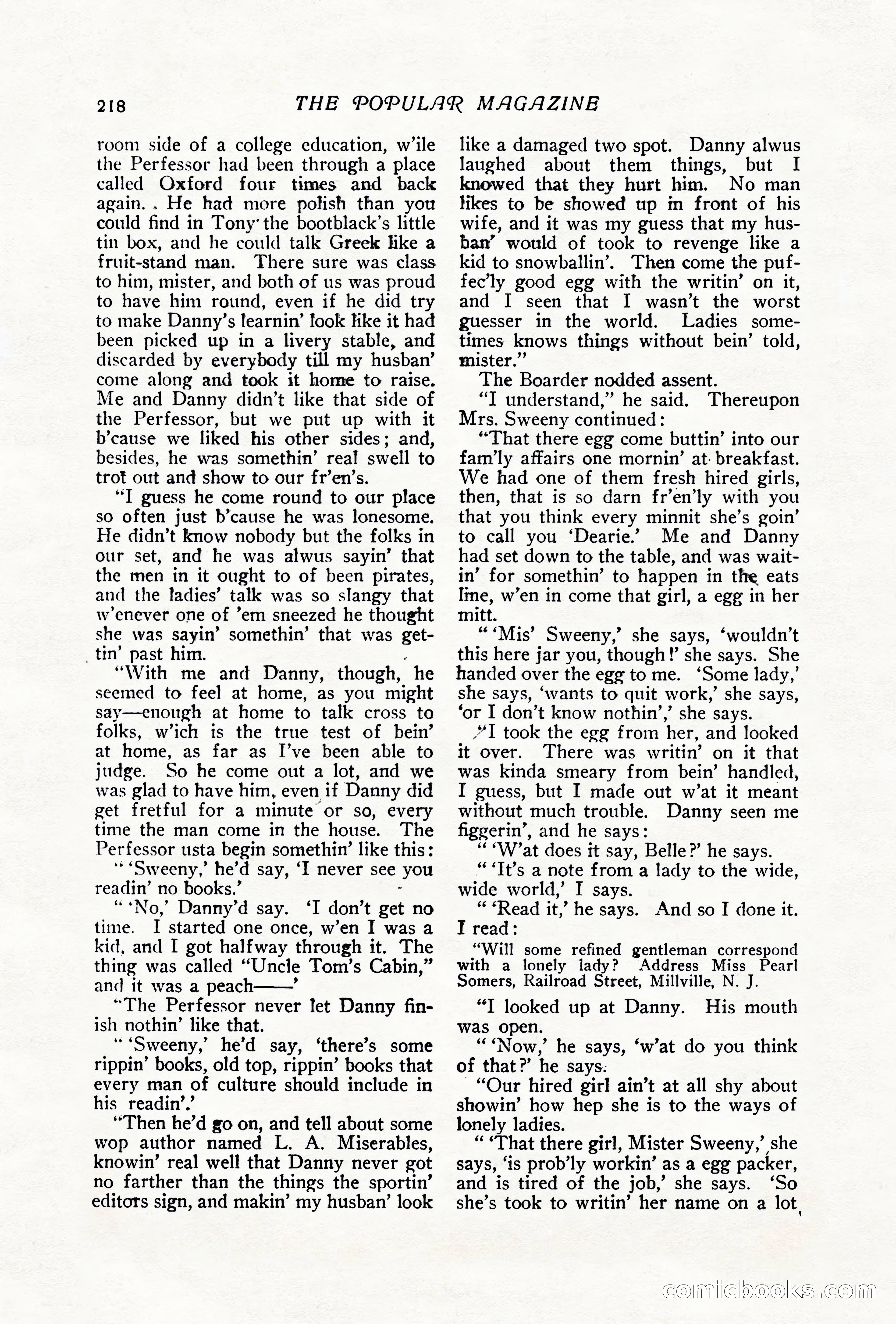 The Popular Magazine, June 1912 — page 224 of 240