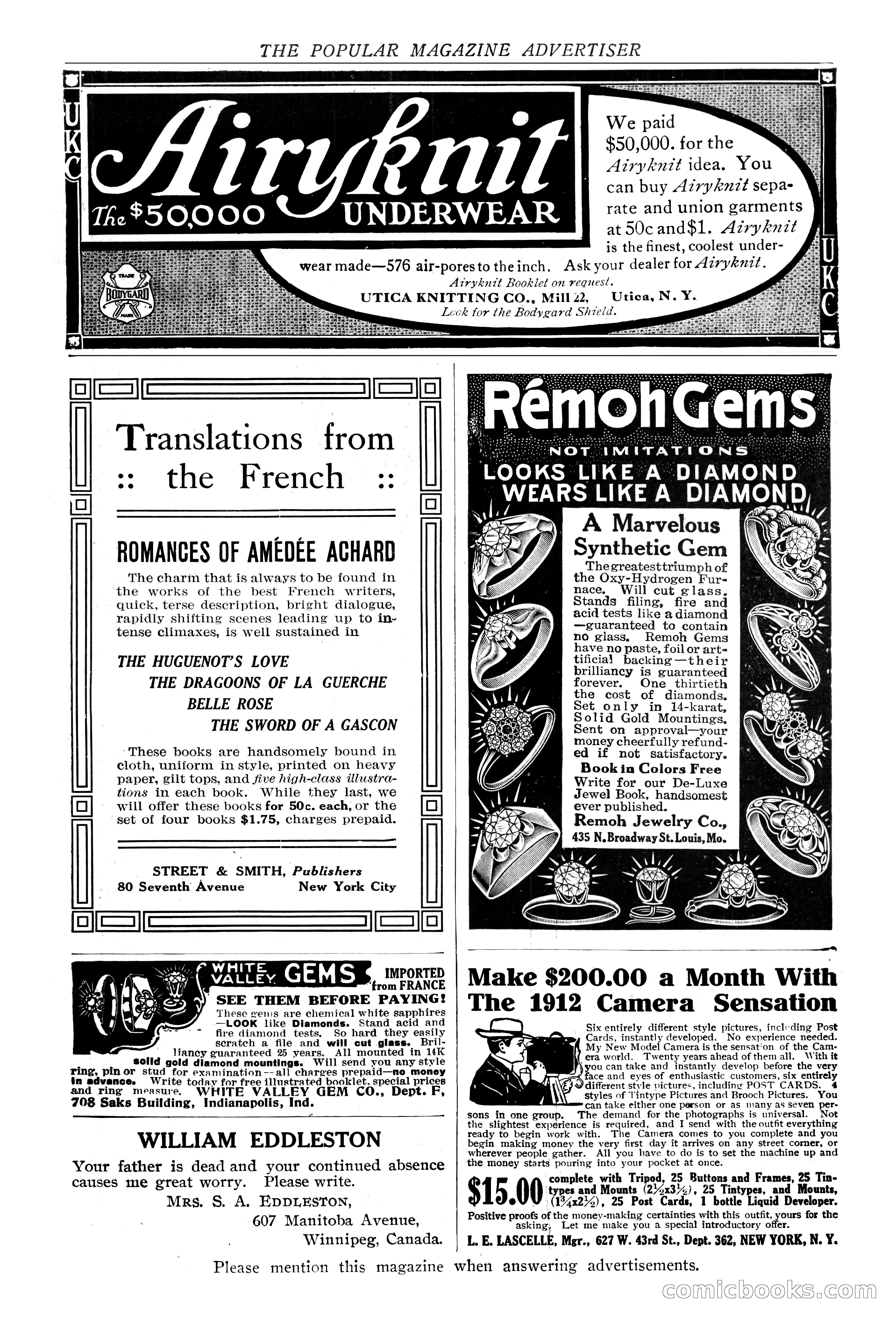 The Popular Magazine, June 1912 — page 233 of 240
