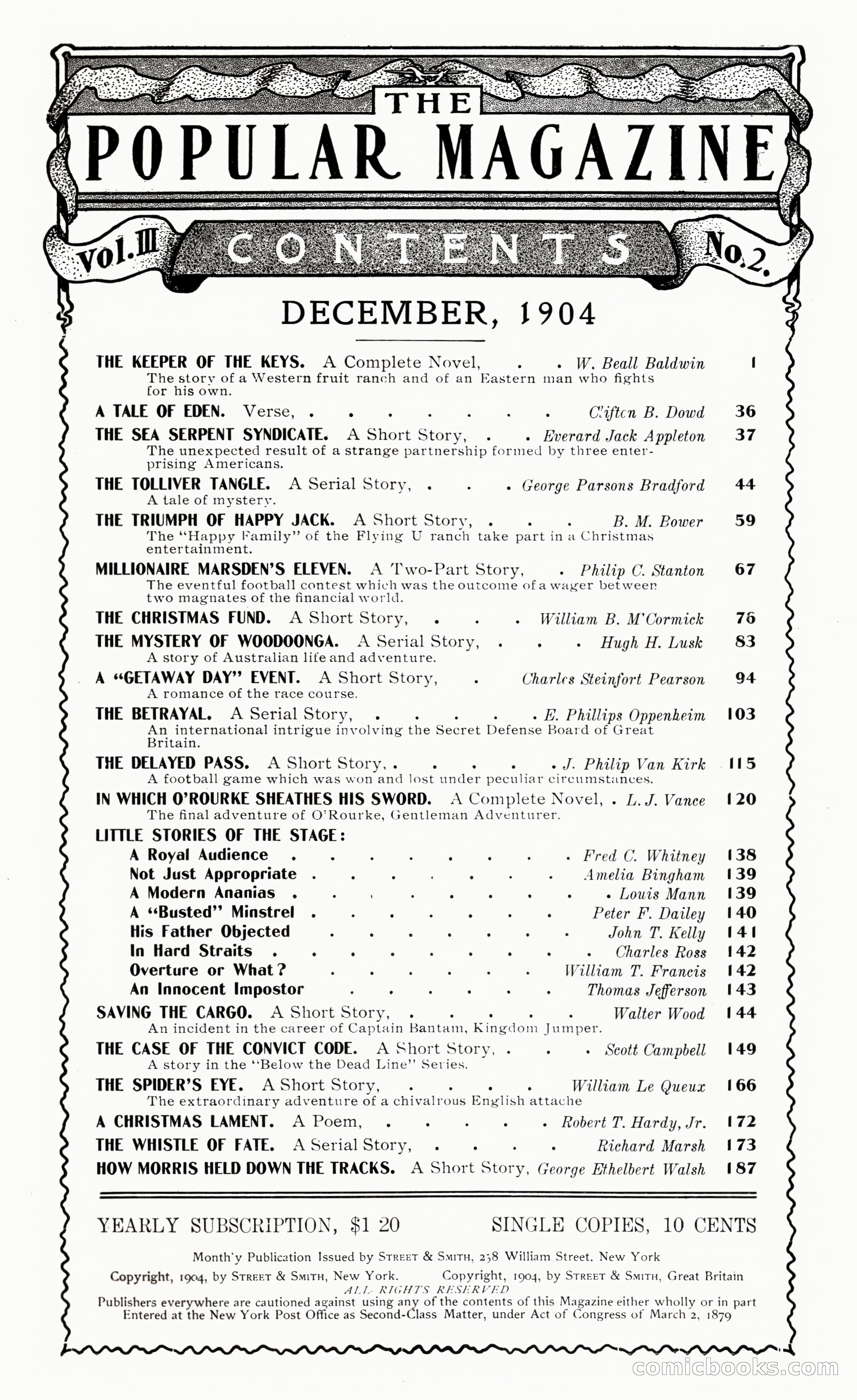 The Popular Magazine, December 1904 — page 5 of 228