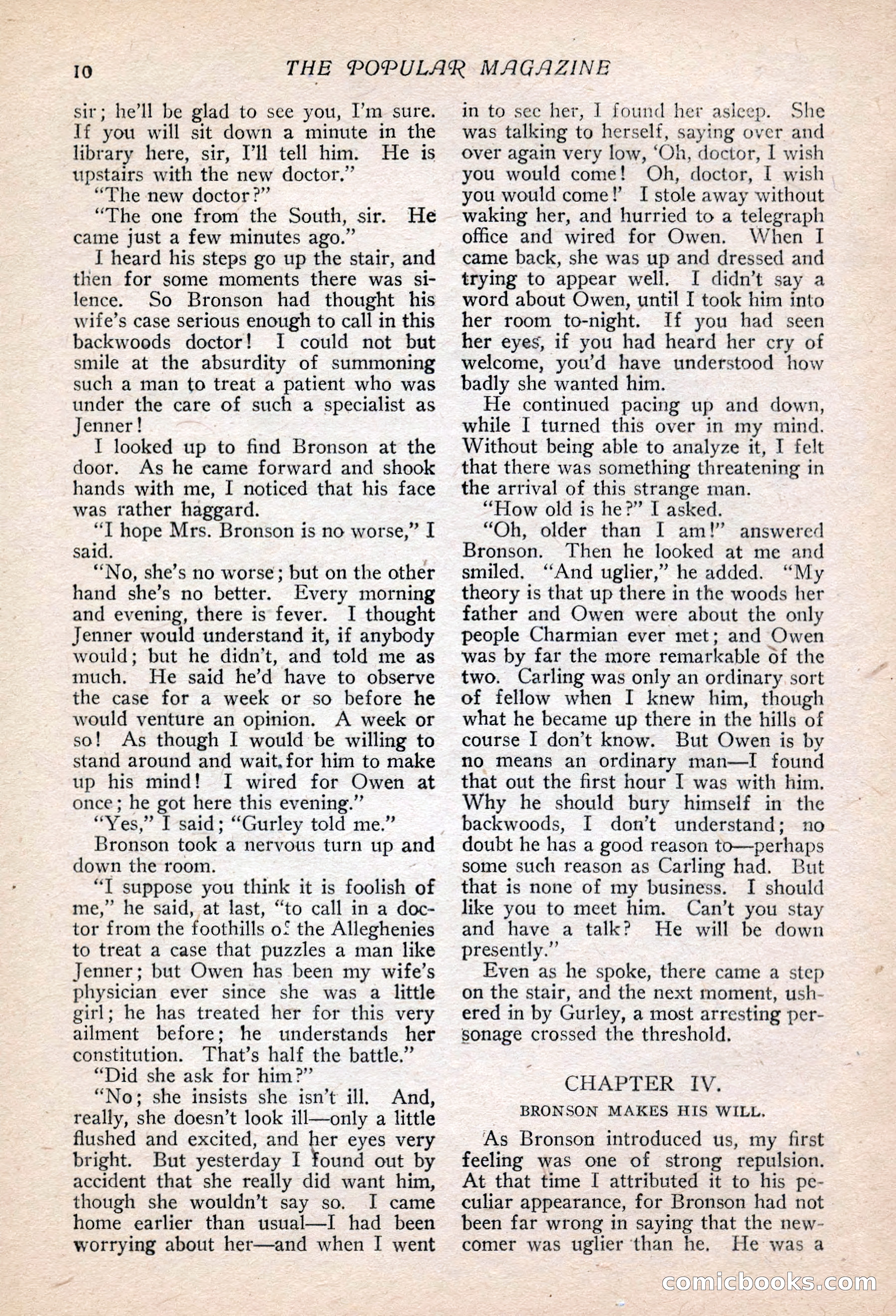 The Popular Magazine, Vol. 30, No. 4 — page 20 of 268
