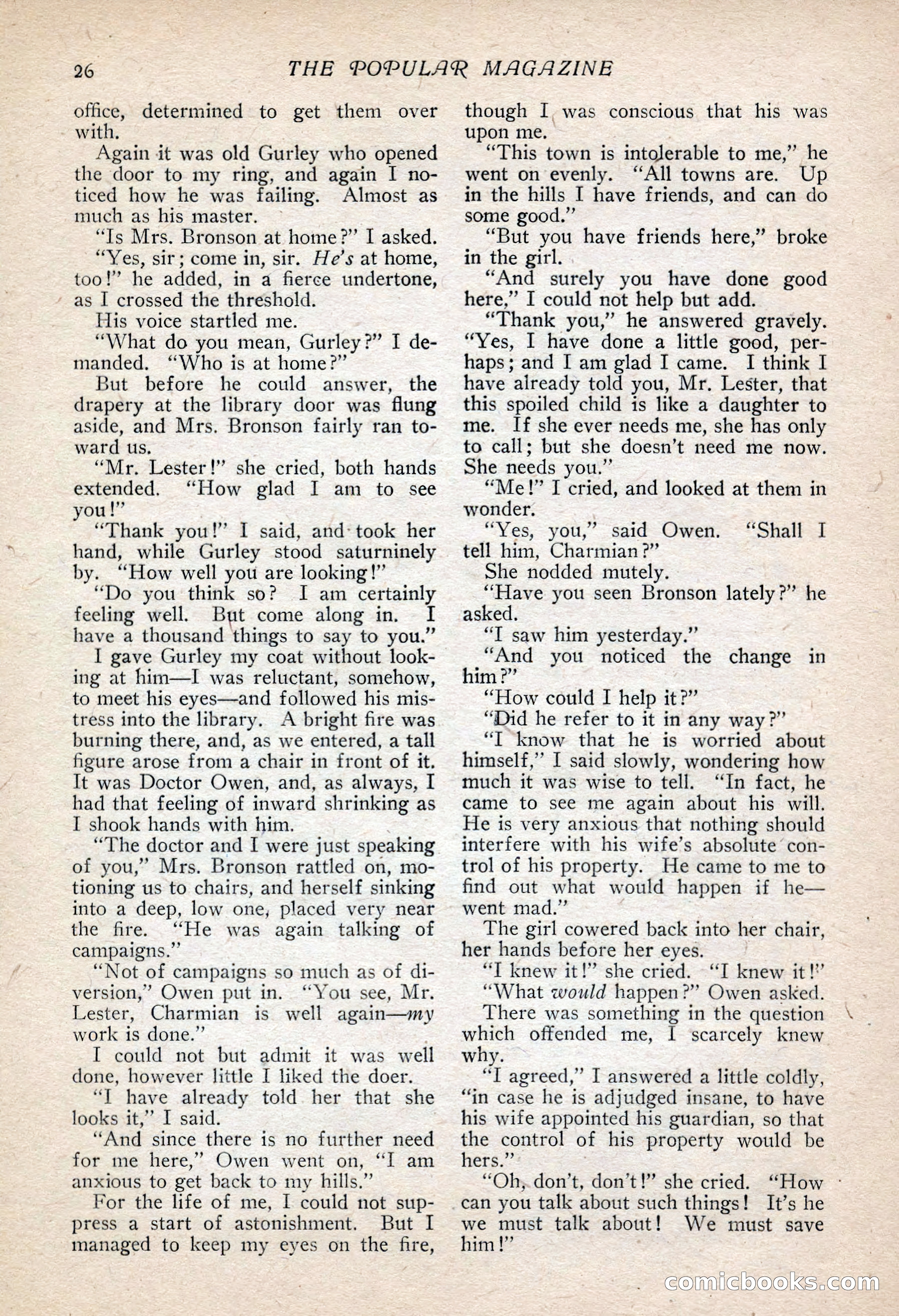 The Popular Magazine, Vol. 30, No. 4 — page 36 of 268