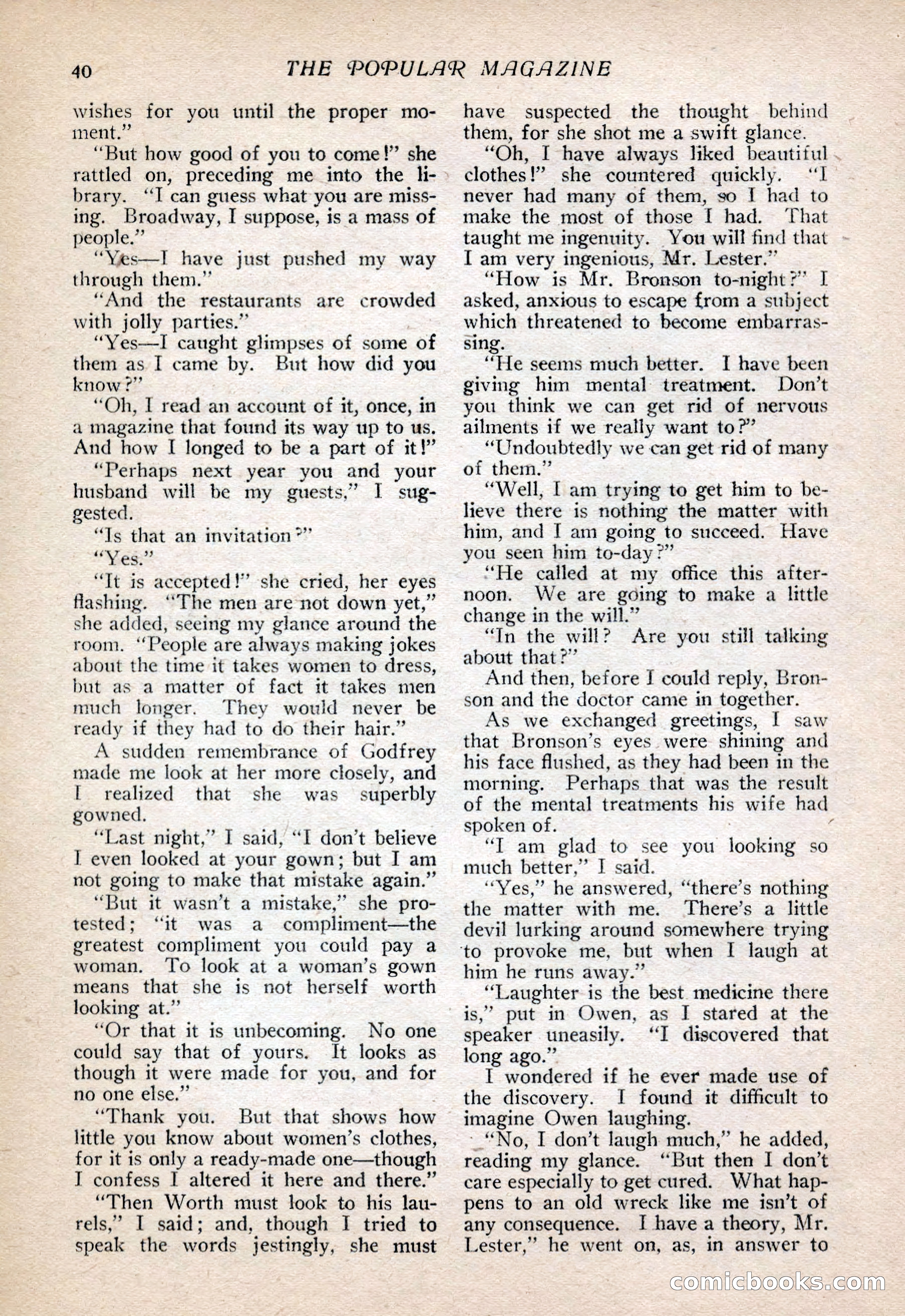 The Popular Magazine, Vol. 30, No. 4 — page 50 of 268