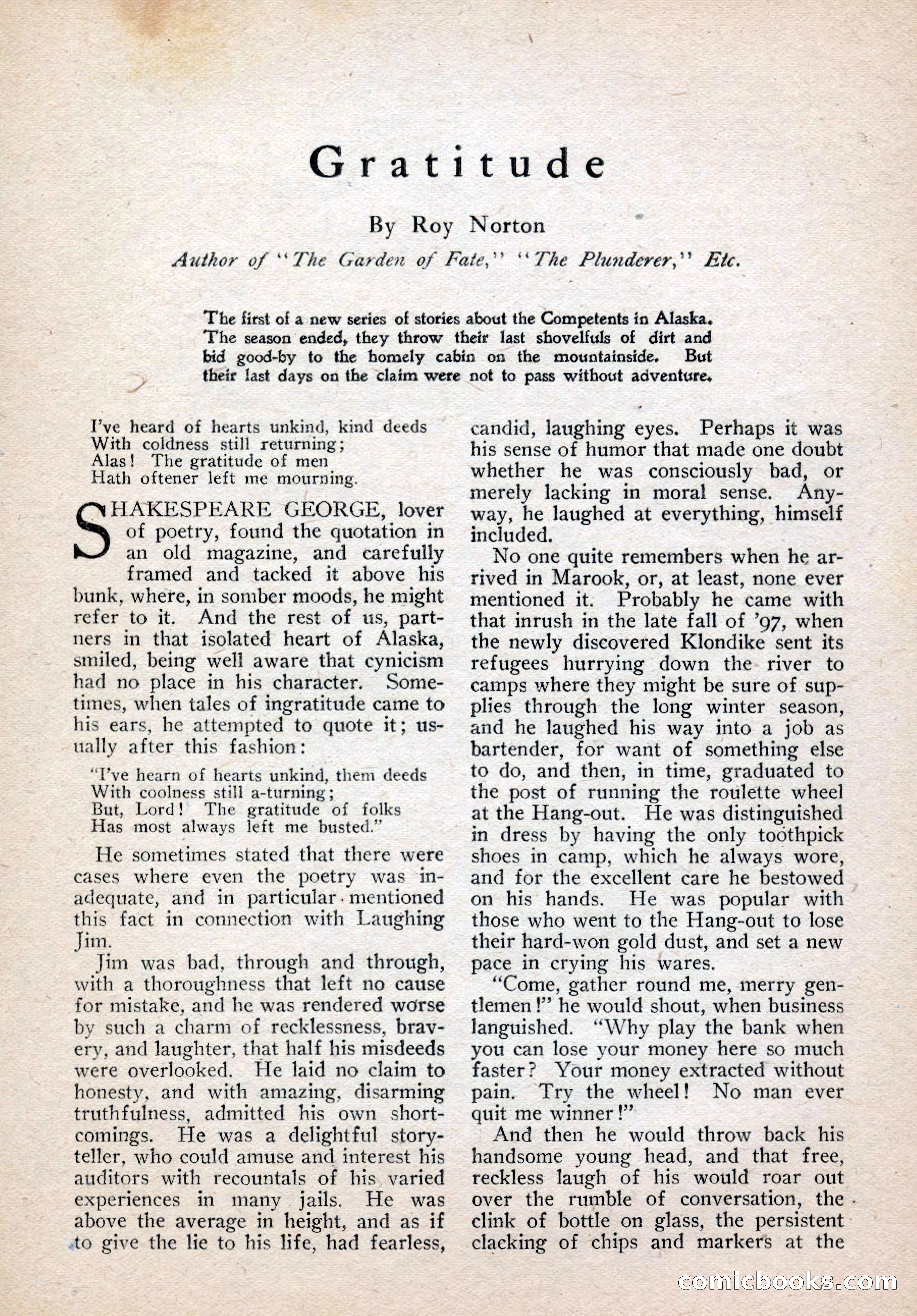 The Popular Magazine, Vol. 30, No. 4 — page 73 of 268