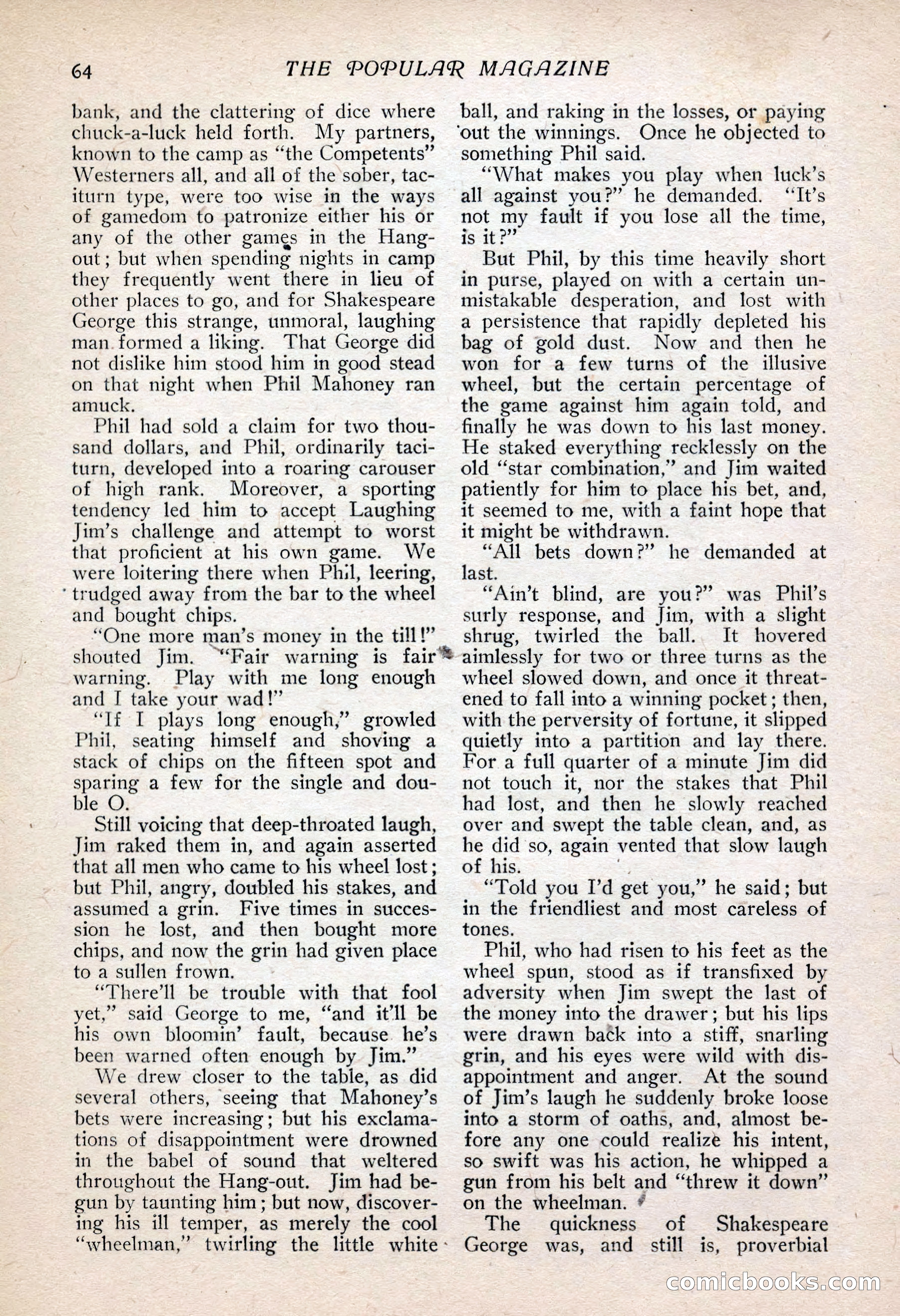 The Popular Magazine, Vol. 30, No. 4 — page 74 of 268