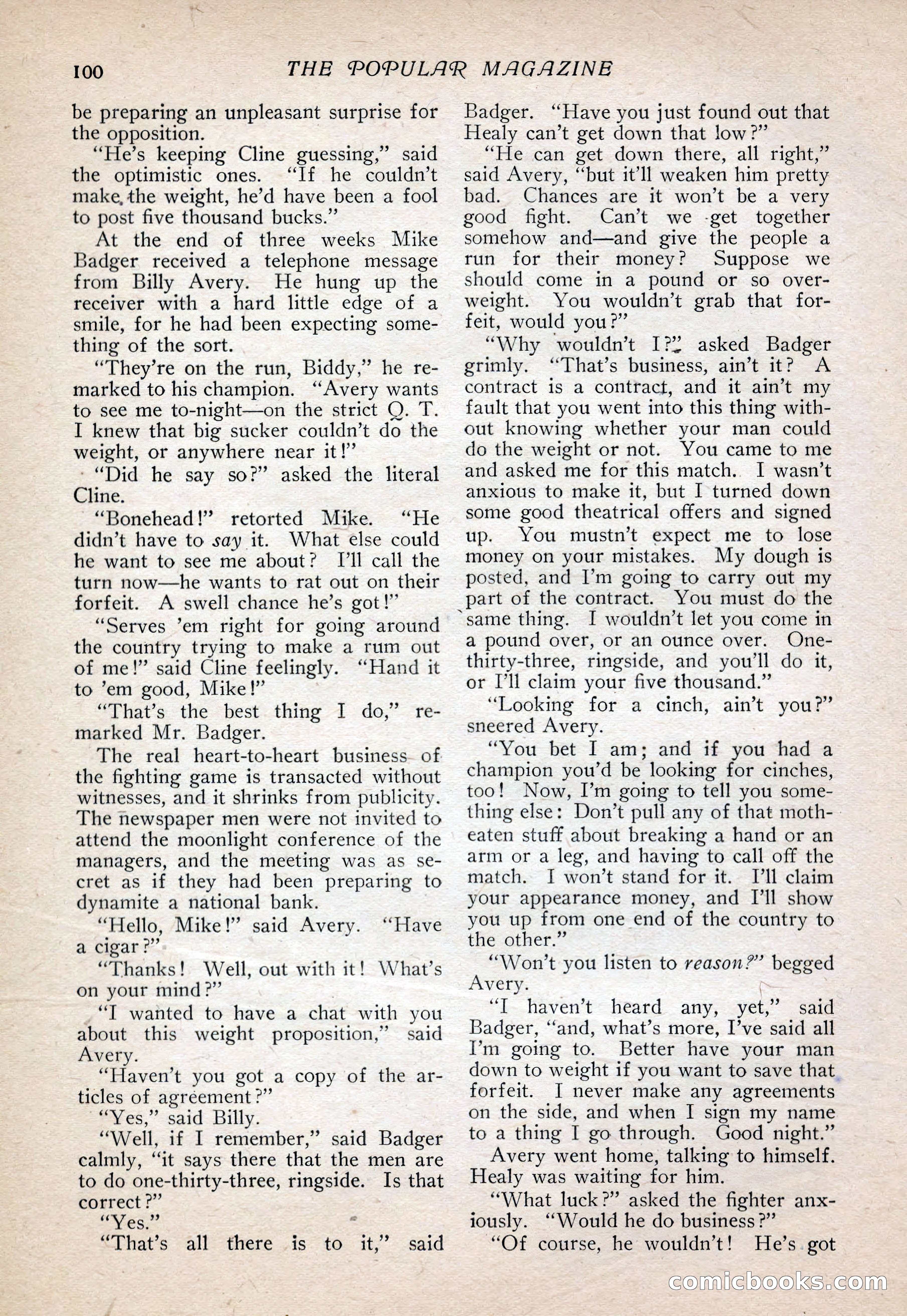 The Popular Magazine, Vol. 30, No. 4 — page 110 of 268