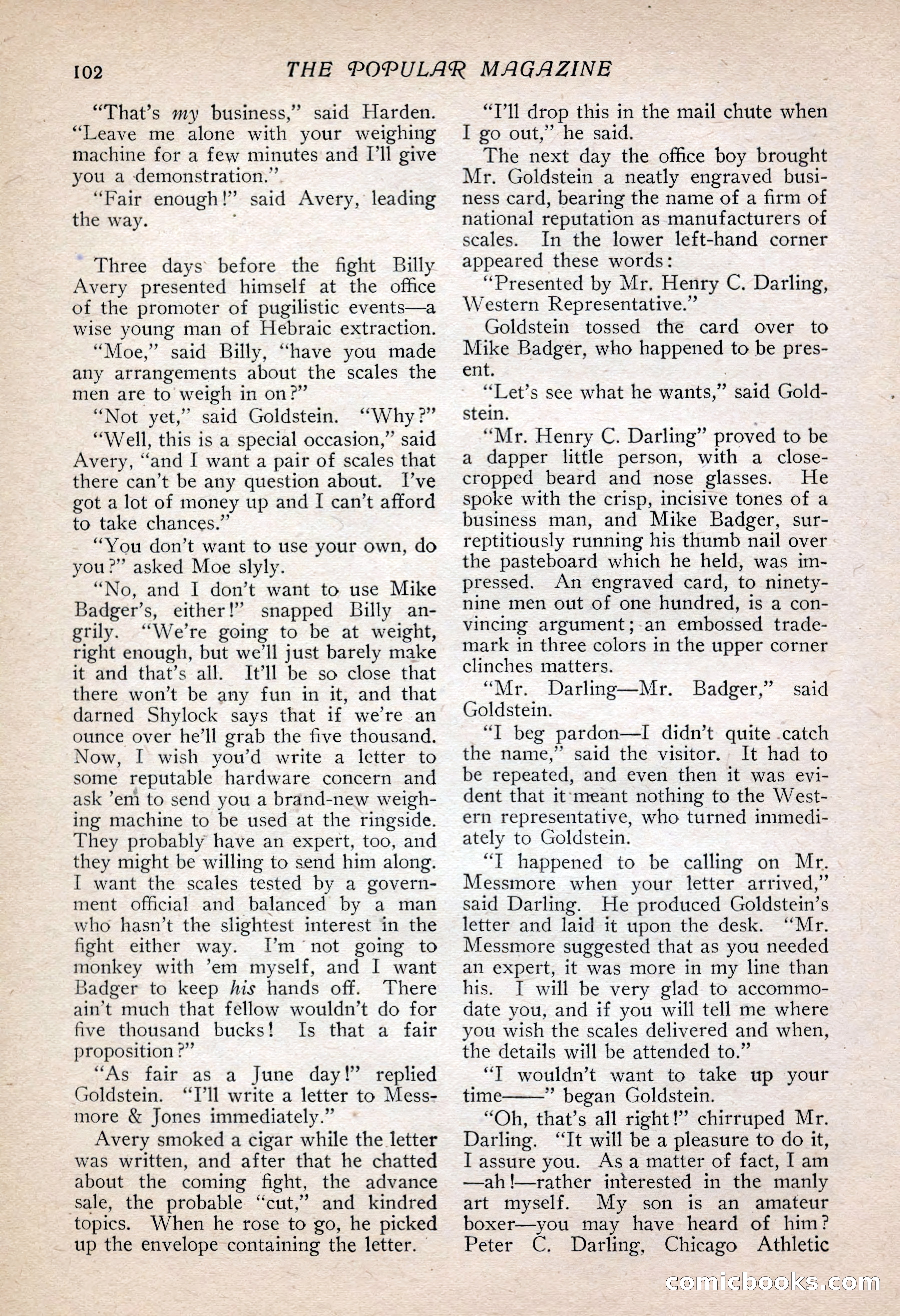 The Popular Magazine, Vol. 30, No. 4 — page 112 of 268
