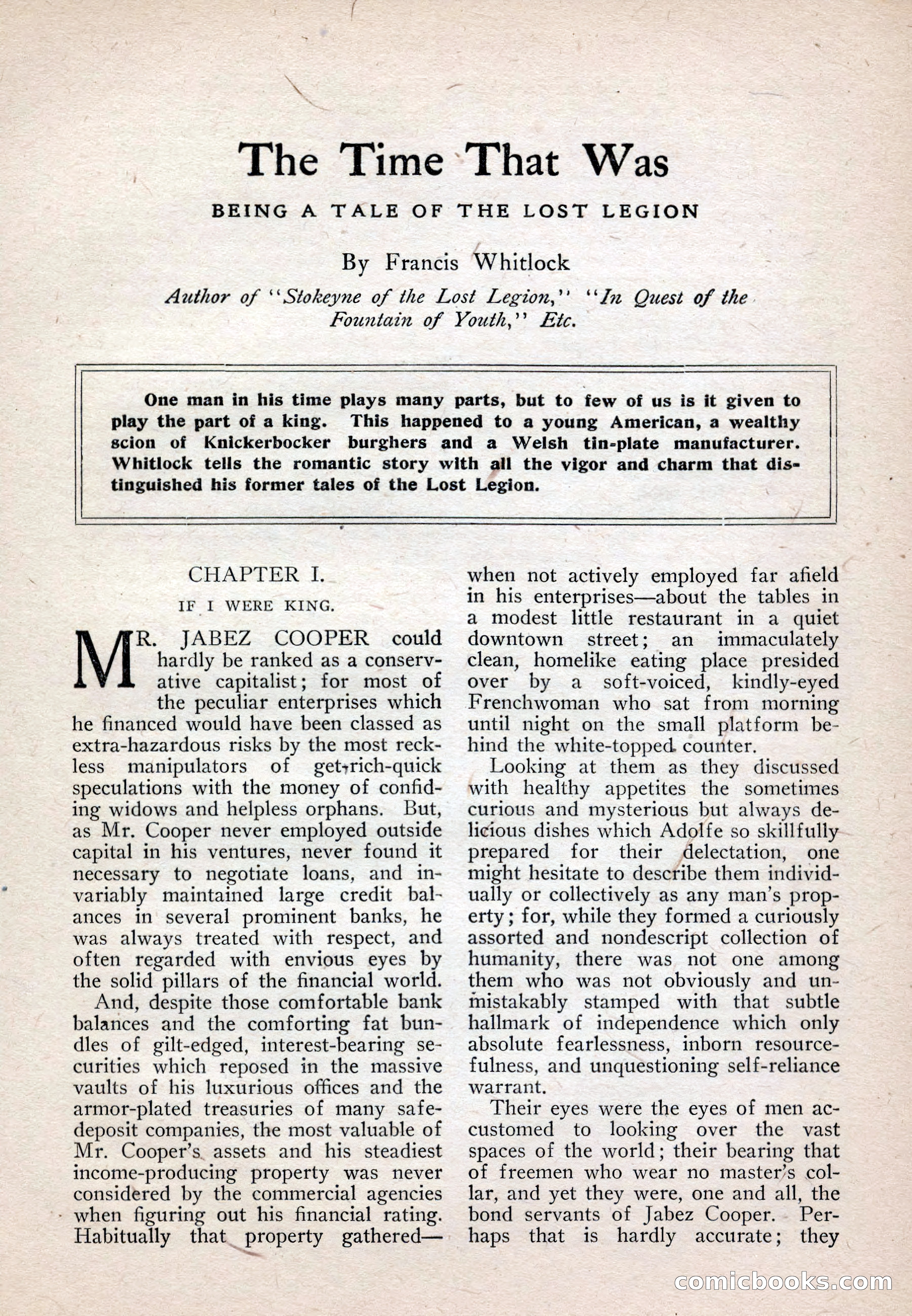 The Popular Magazine, Vol. 30, No. 4 — page 125 of 268