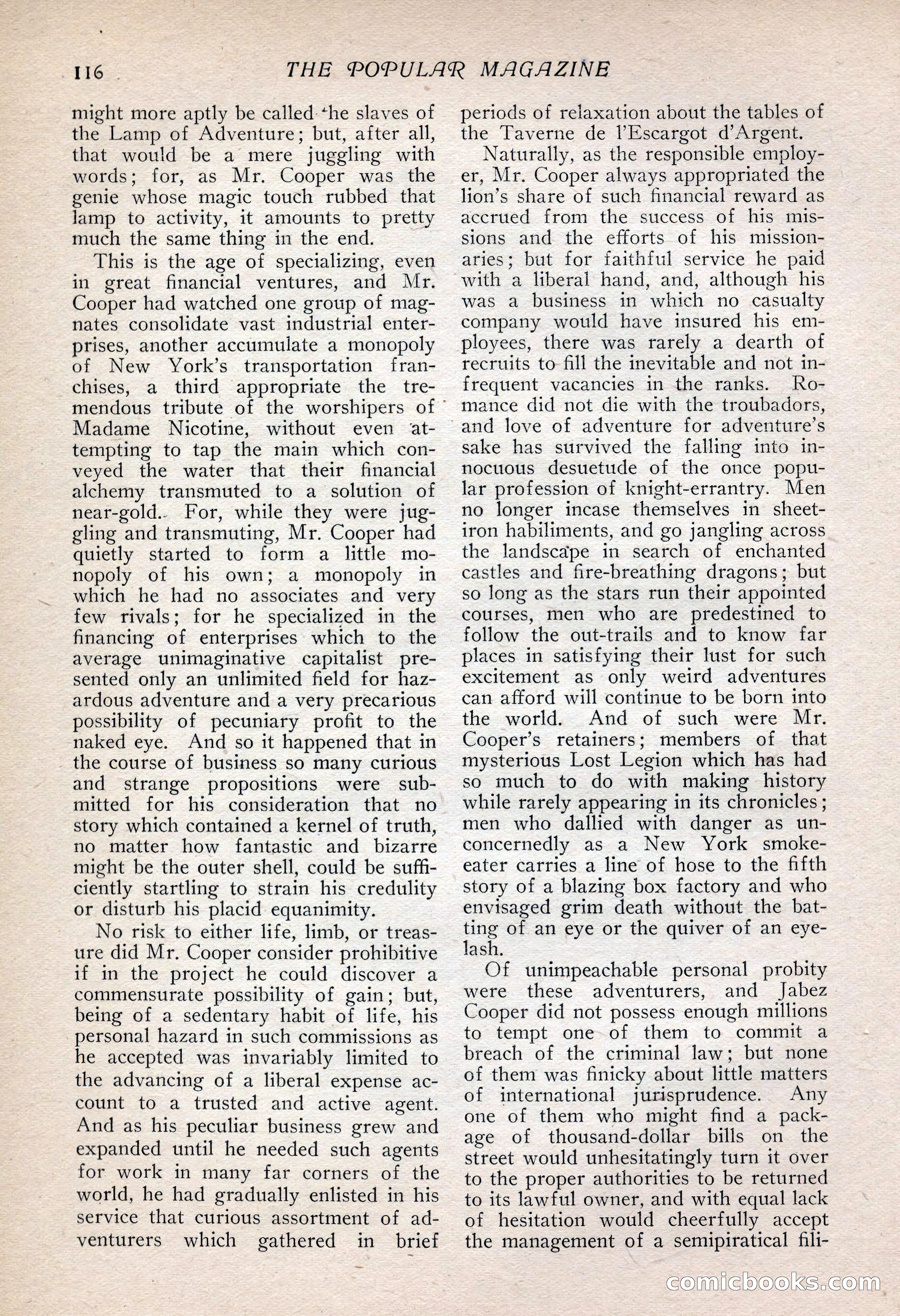 The Popular Magazine, Vol. 30, No. 4 — page 126 of 268