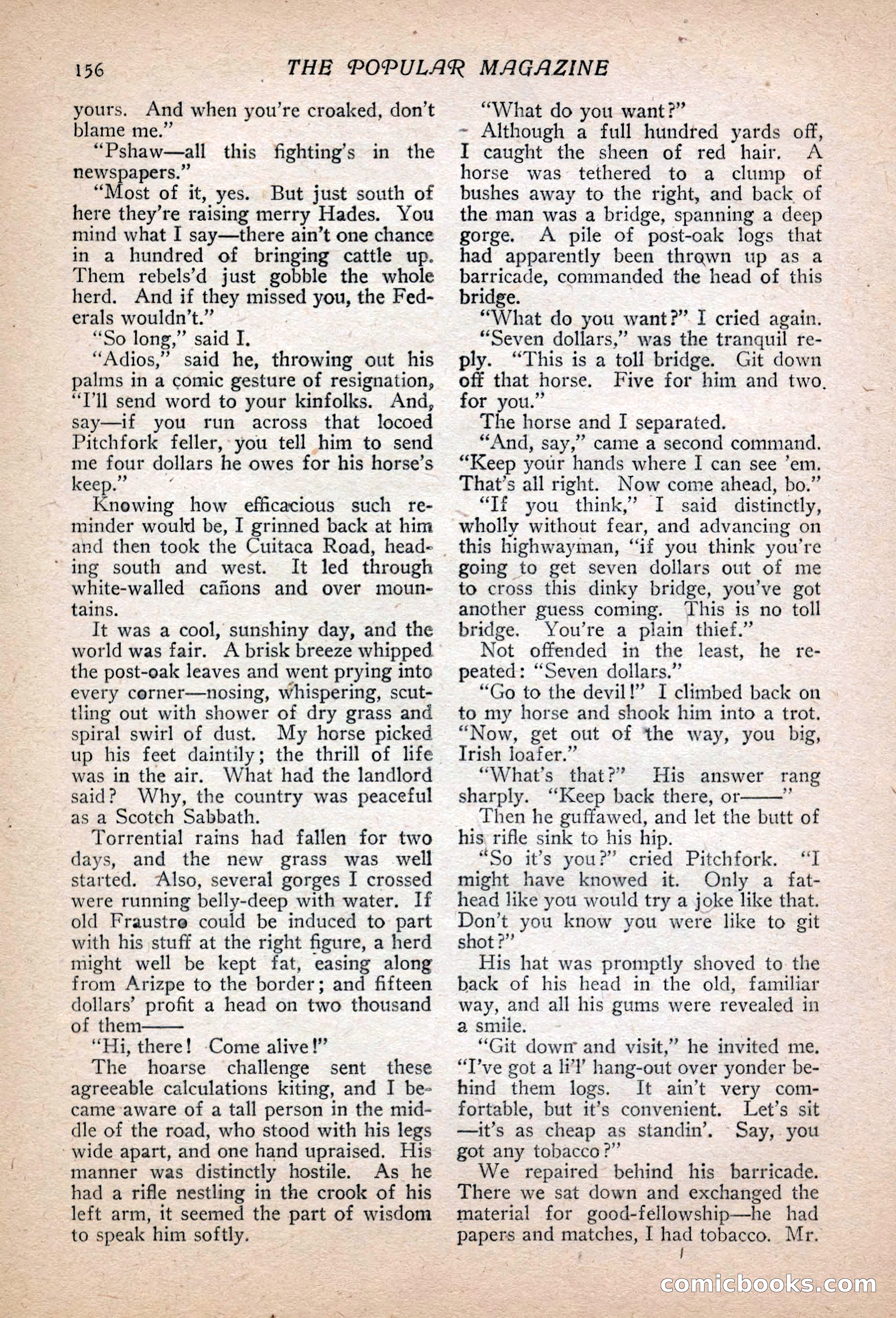 The Popular Magazine, Vol. 30, No. 4 — page 166 of 268