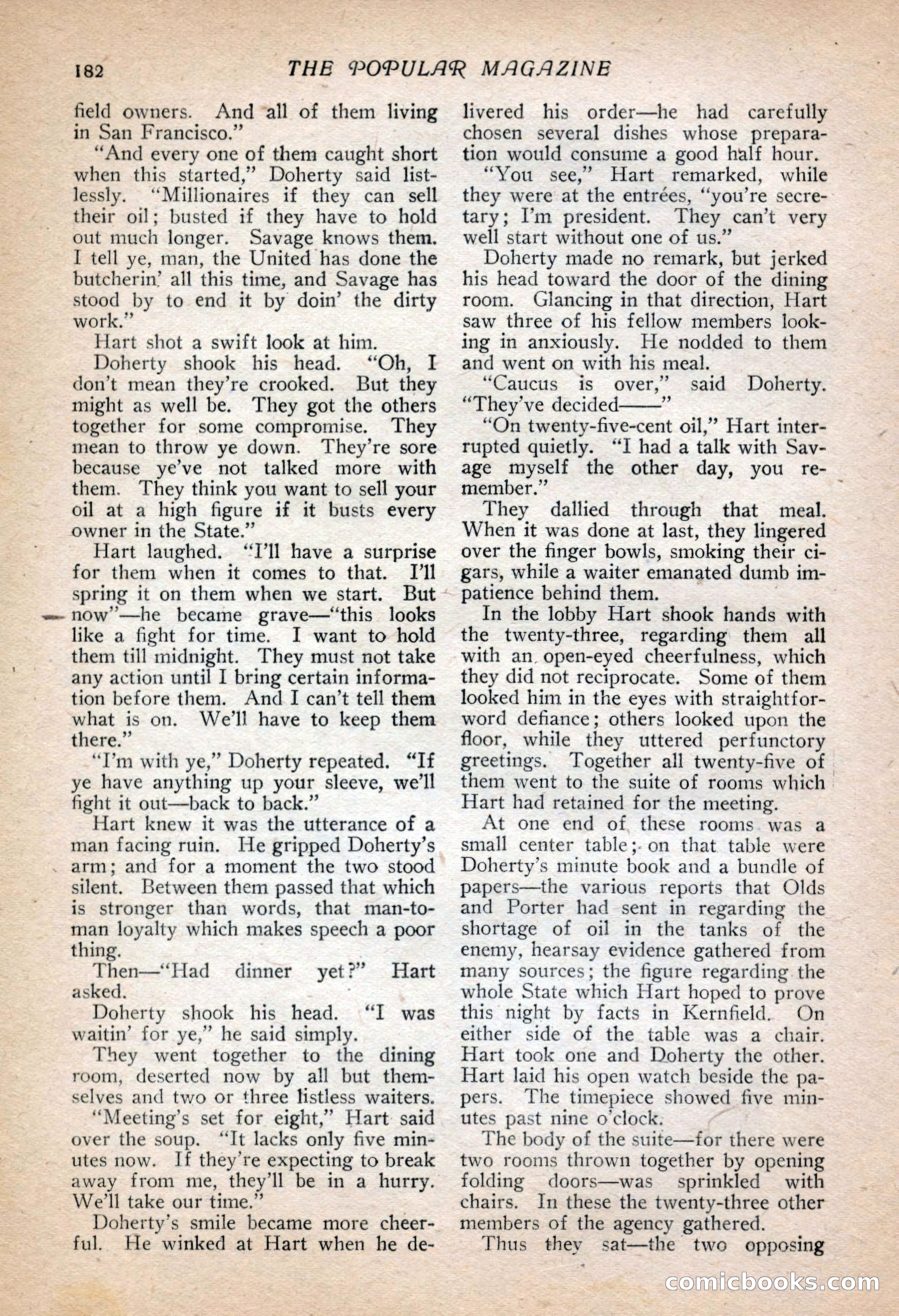 The Popular Magazine, Vol. 30, No. 4 — page 192 of 268