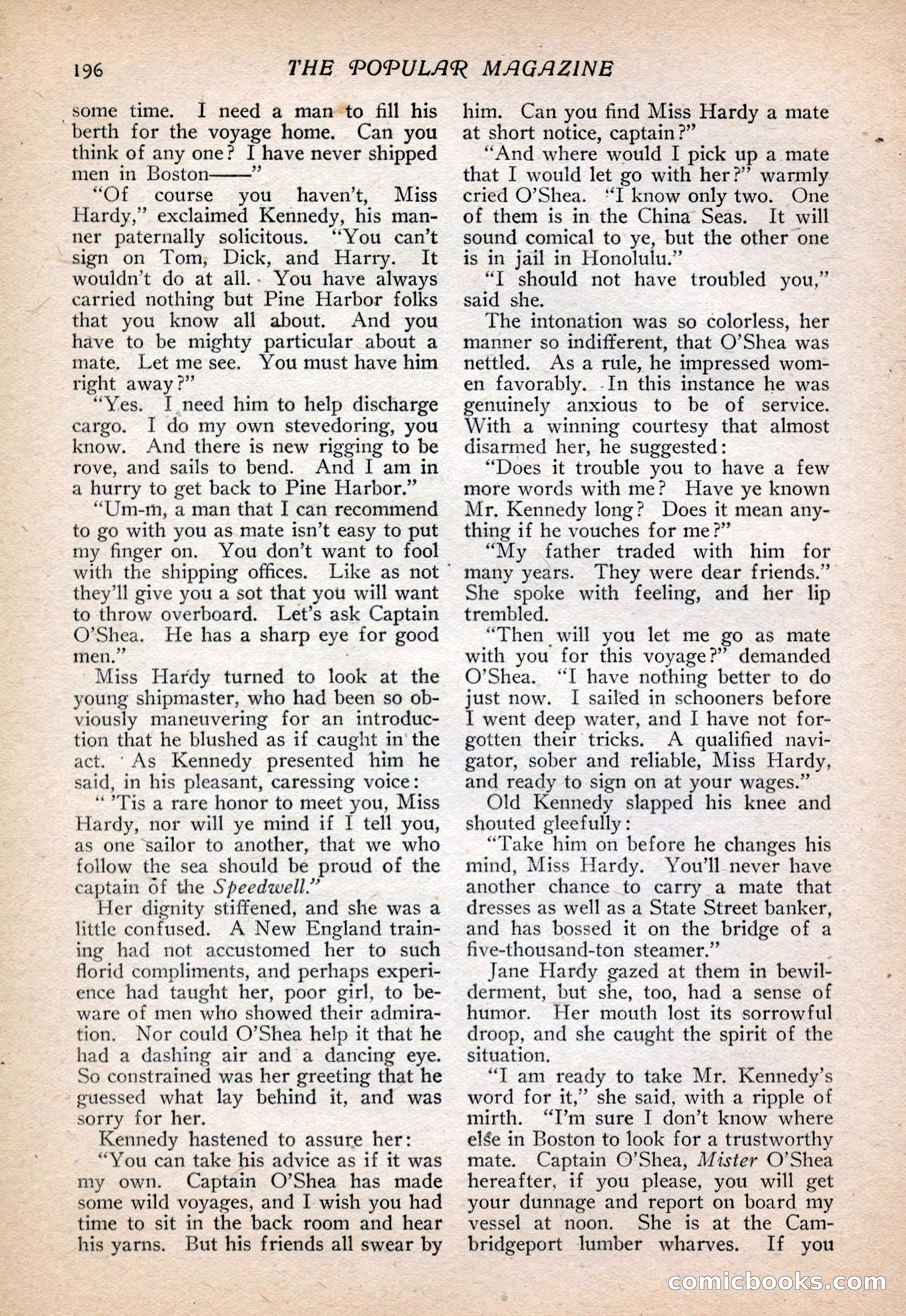 The Popular Magazine, Vol. 30, No. 4 — page 206 of 268