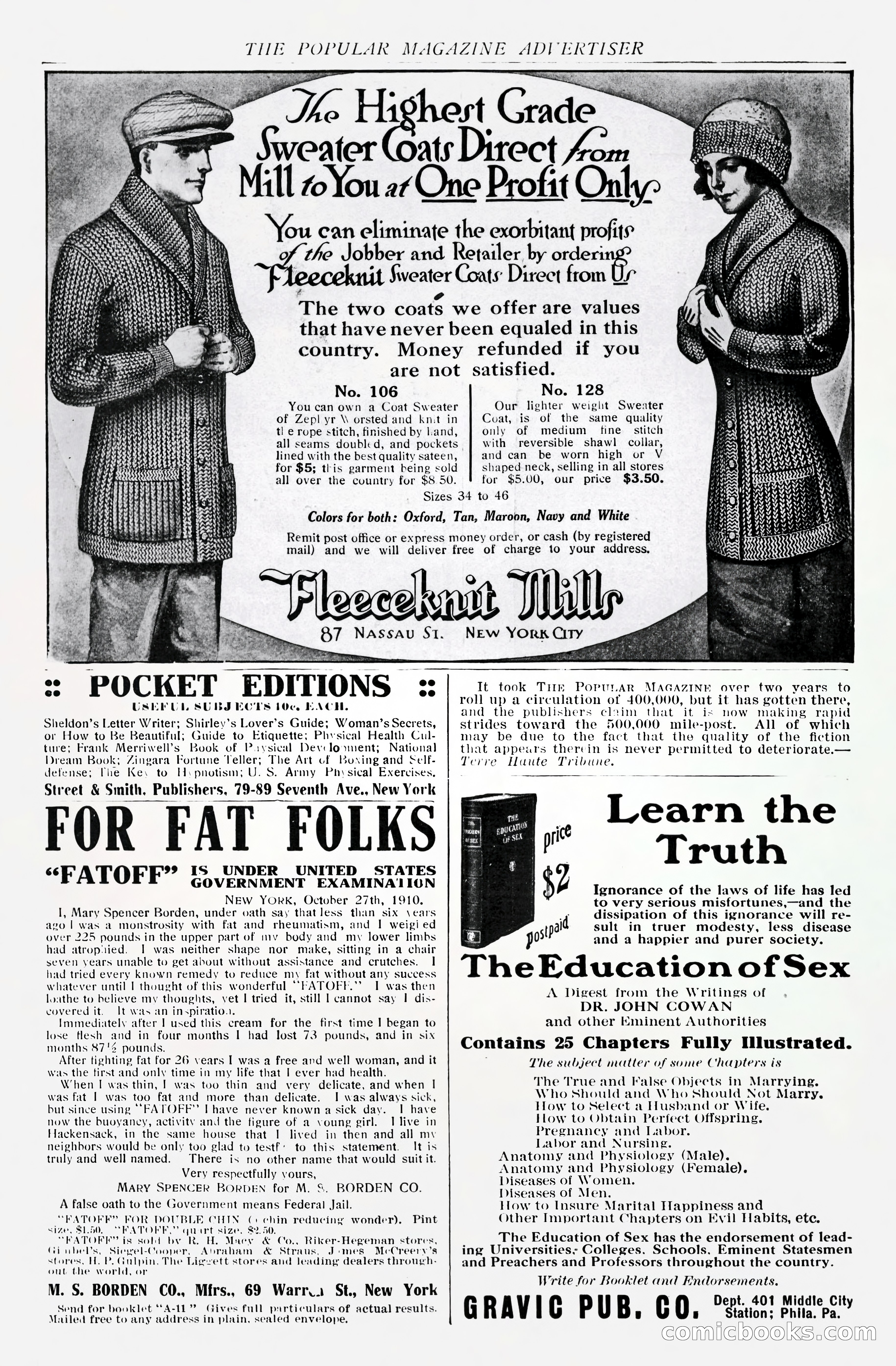 The Popular Magazine, Vol. 30, No. 4 — page 256 of 268