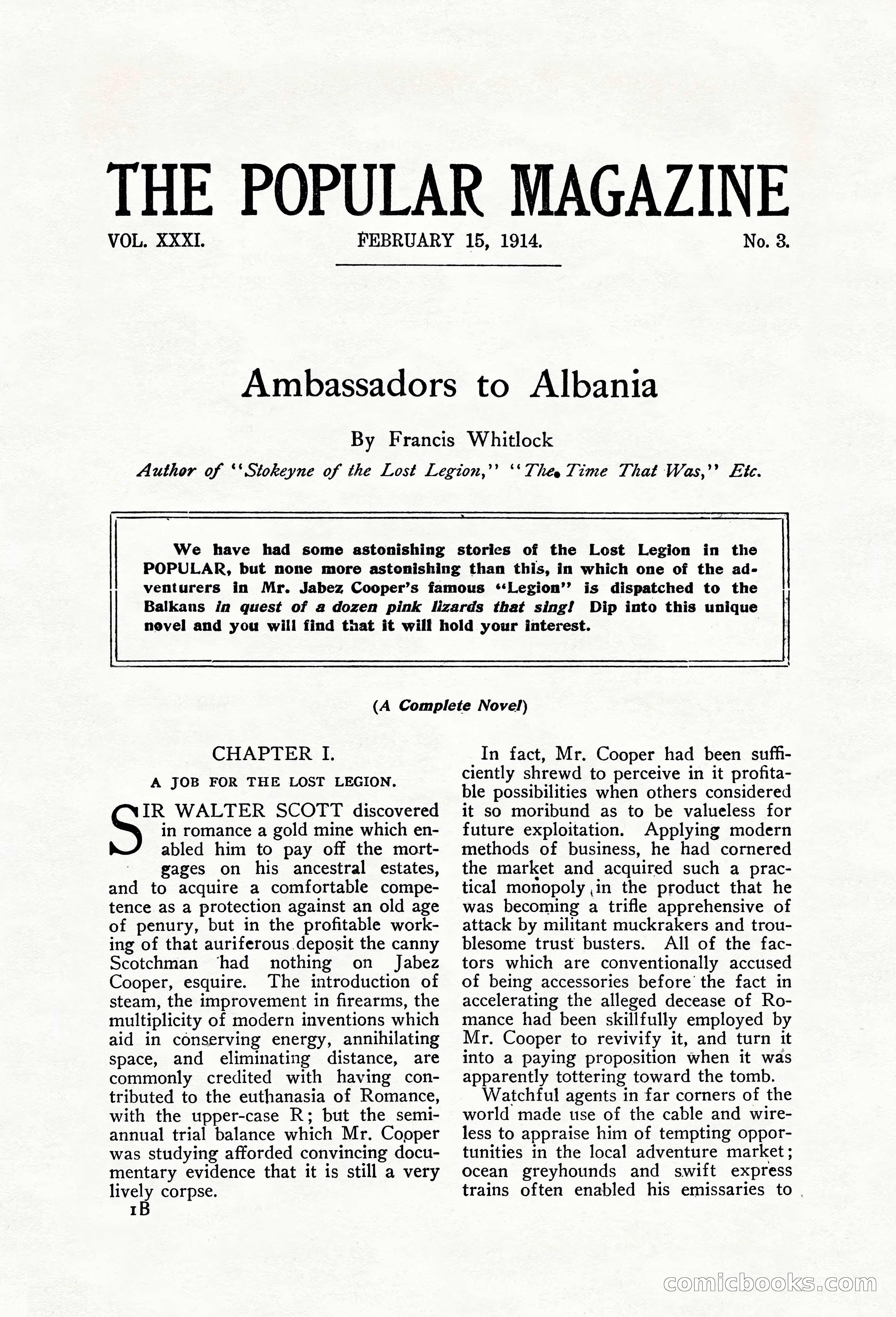 The Popular Magazine, Vol. 31, No. 3 — page 7 of 240