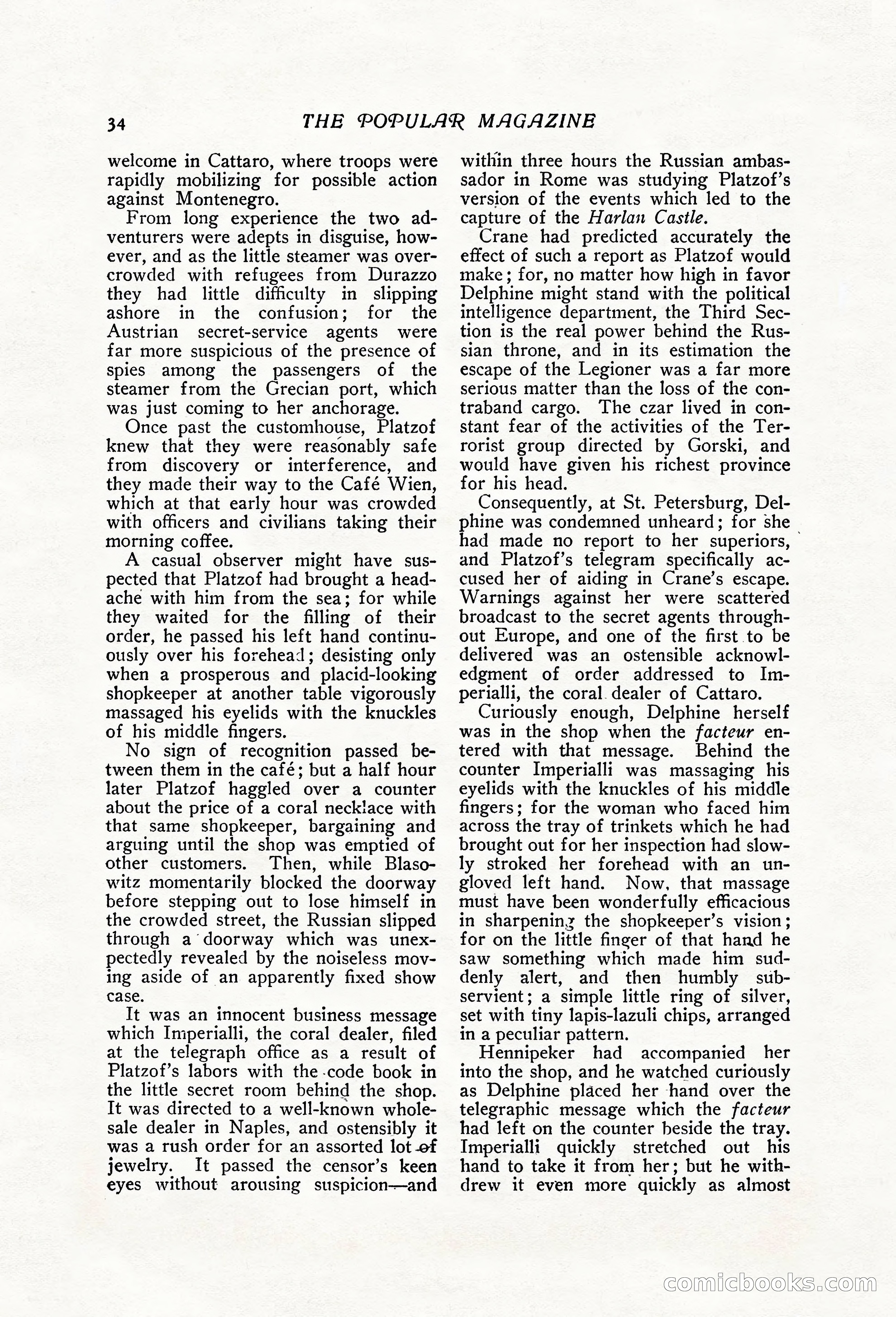 The Popular Magazine, Vol. 31, No. 3 — page 40 of 240