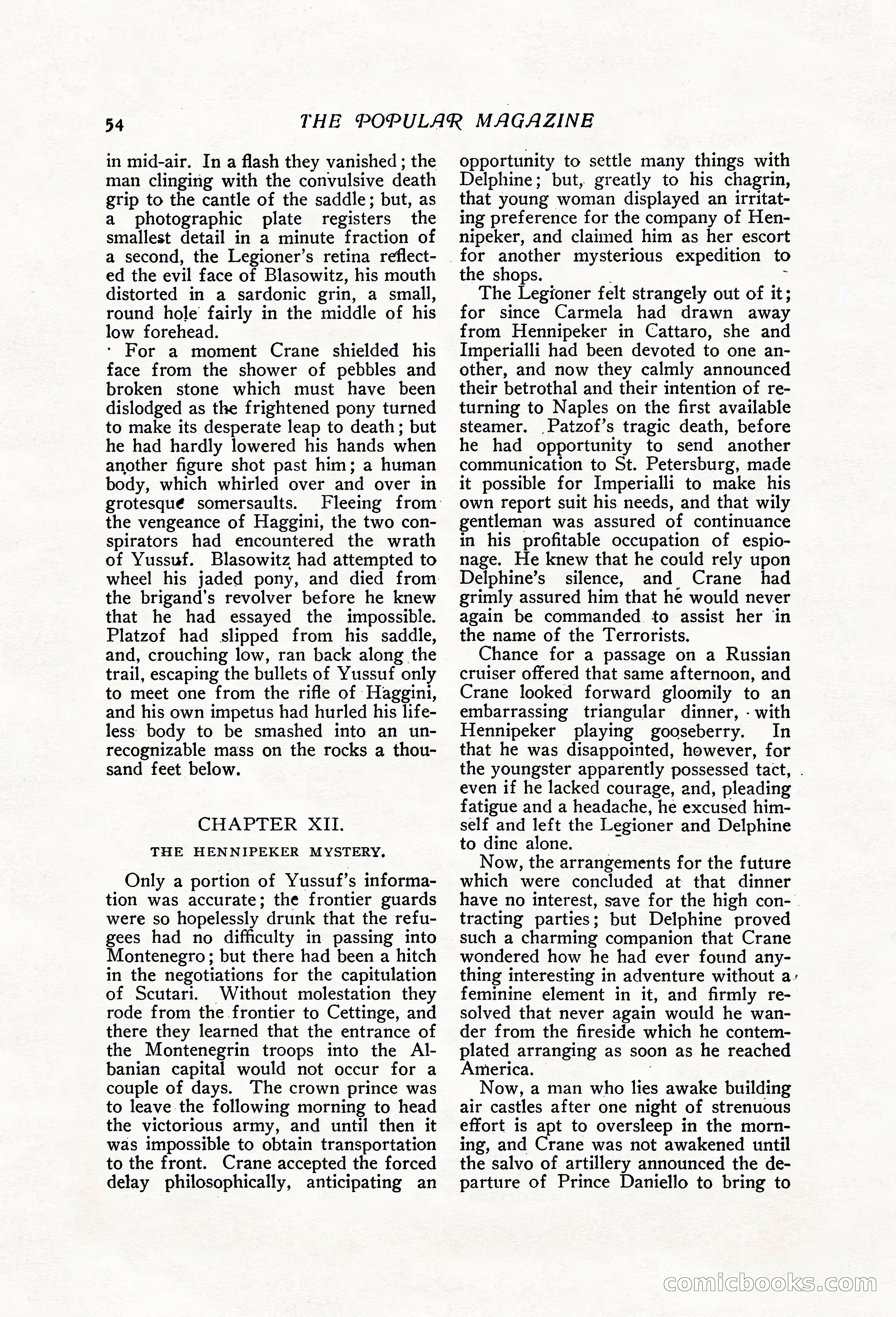 The Popular Magazine, Vol. 31, No. 3 — page 60 of 240