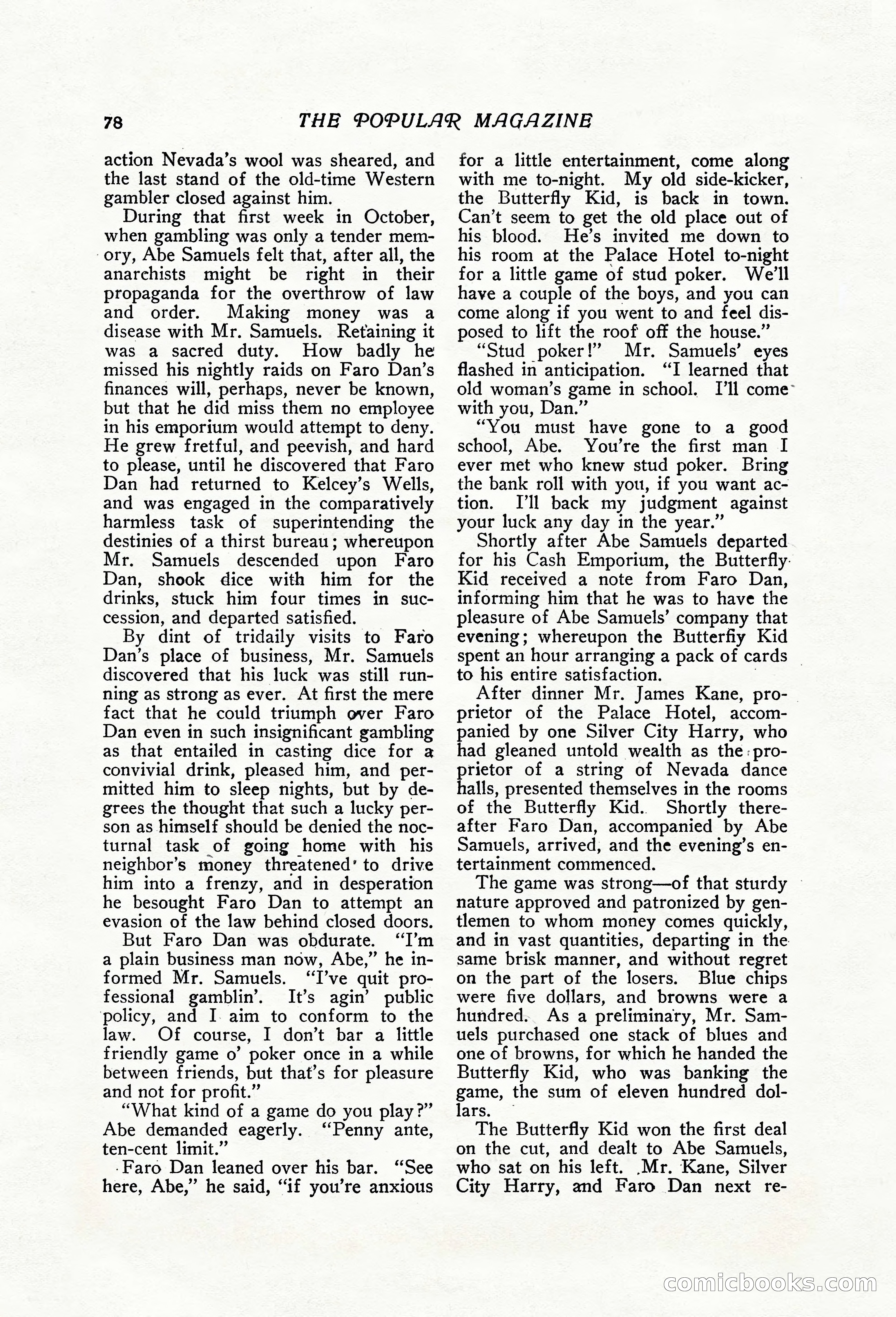 The Popular Magazine, Vol. 31, No. 3 — page 84 of 240