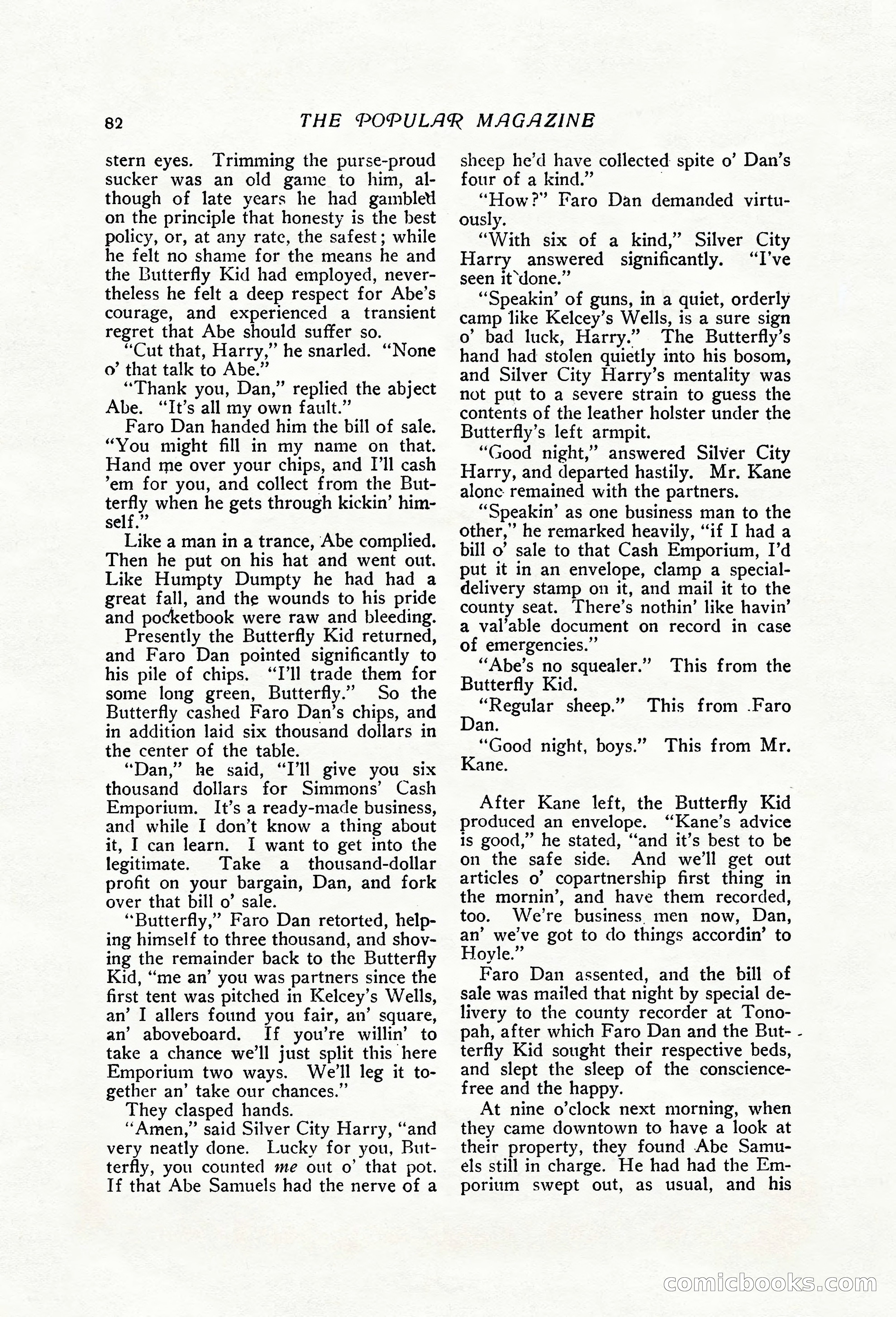 The Popular Magazine, Vol. 31, No. 3 — page 88 of 240