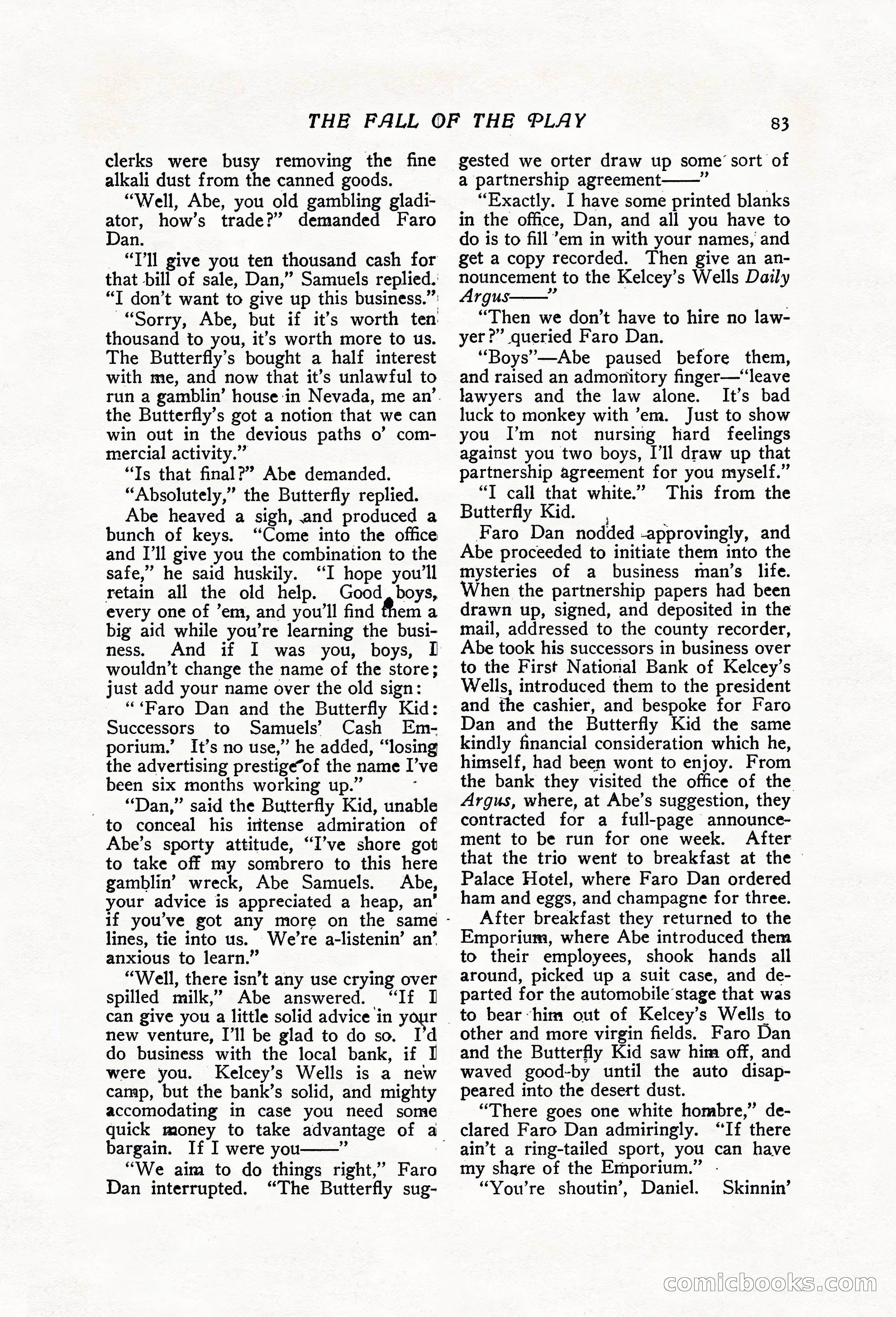 The Popular Magazine, Vol. 31, No. 3 — page 89 of 240