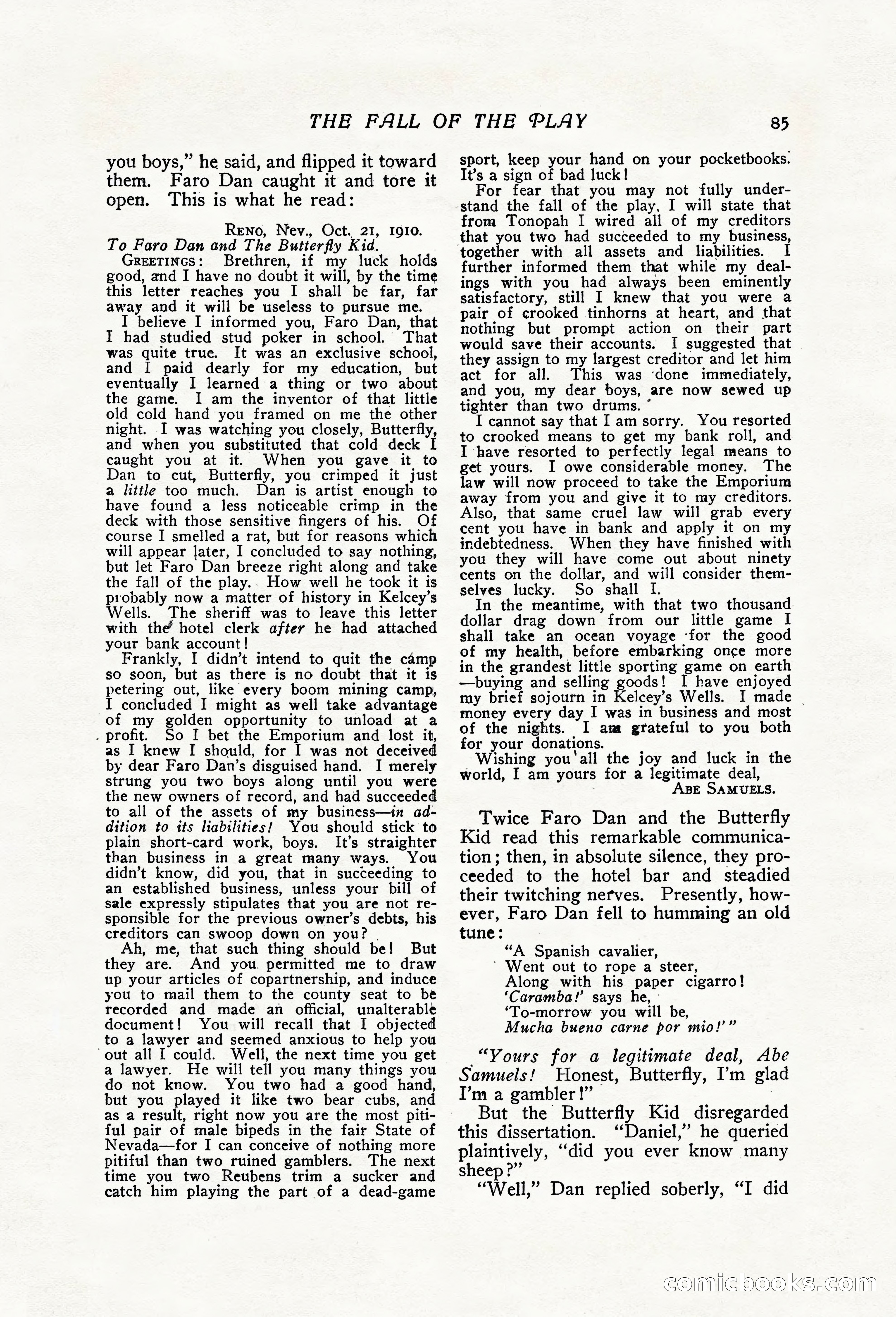 The Popular Magazine, Vol. 31, No. 3 — page 91 of 240
