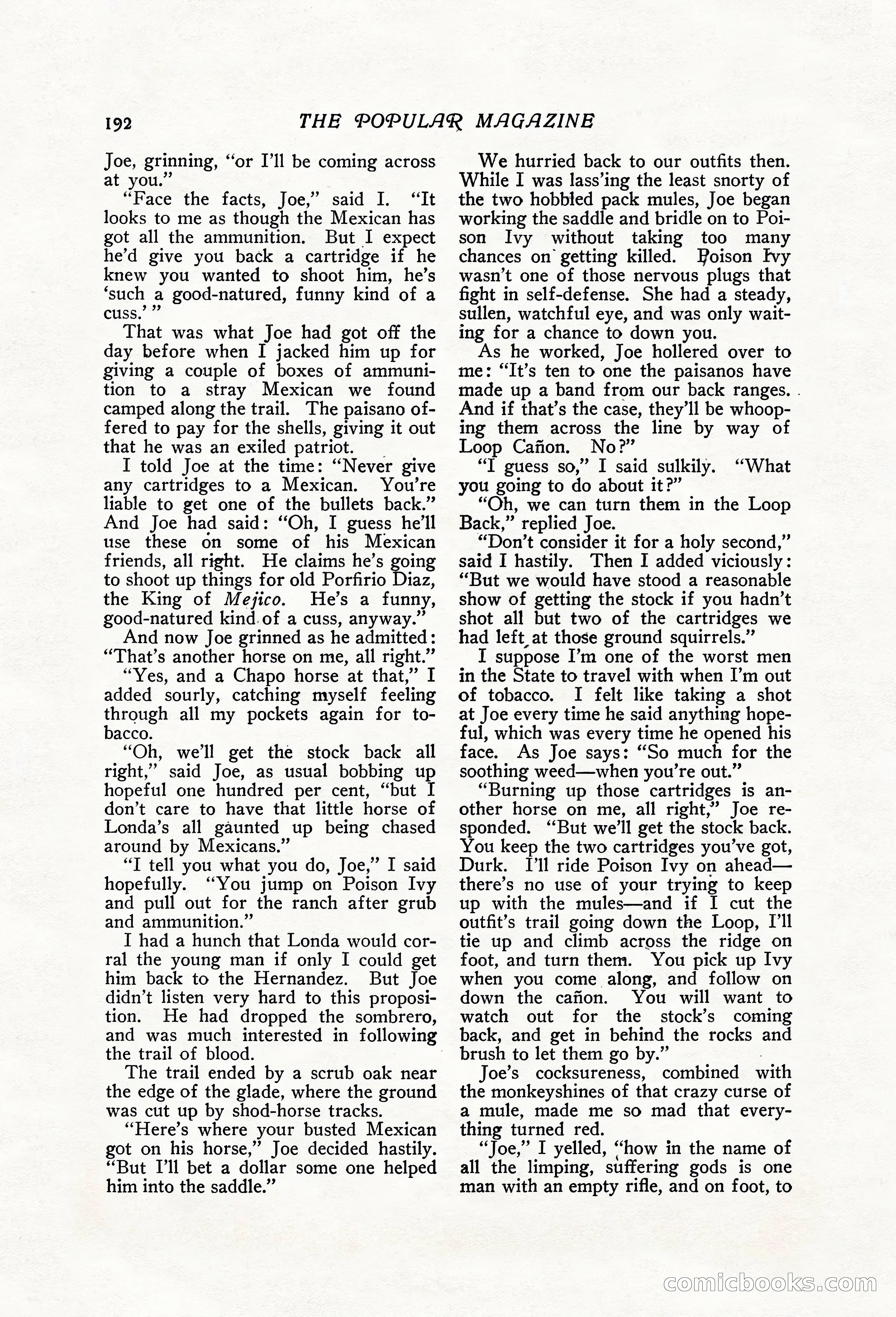 The Popular Magazine, Vol. 31, No. 3 — page 198 of 240