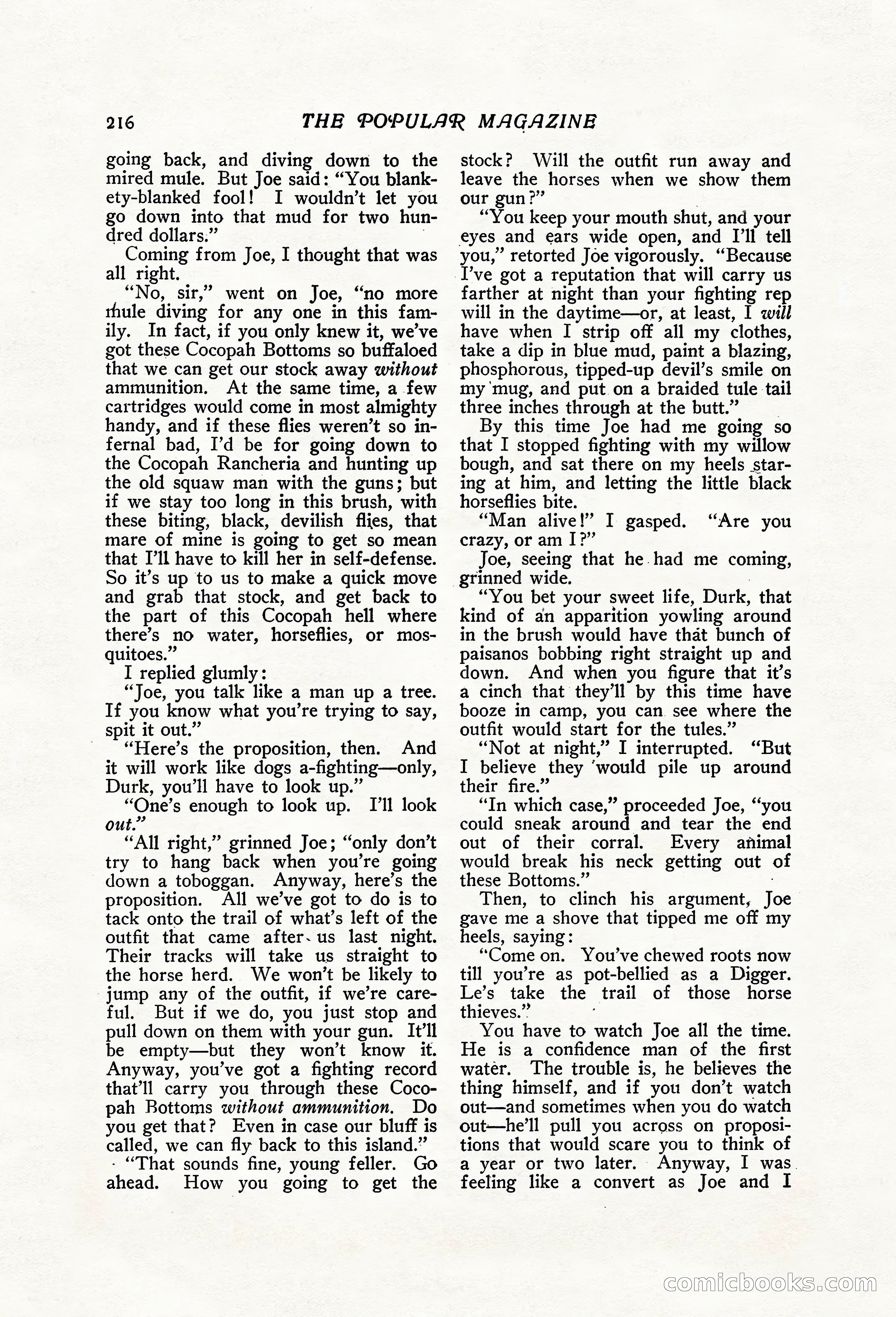 The Popular Magazine, Vol. 31, No. 3 — page 222 of 240
