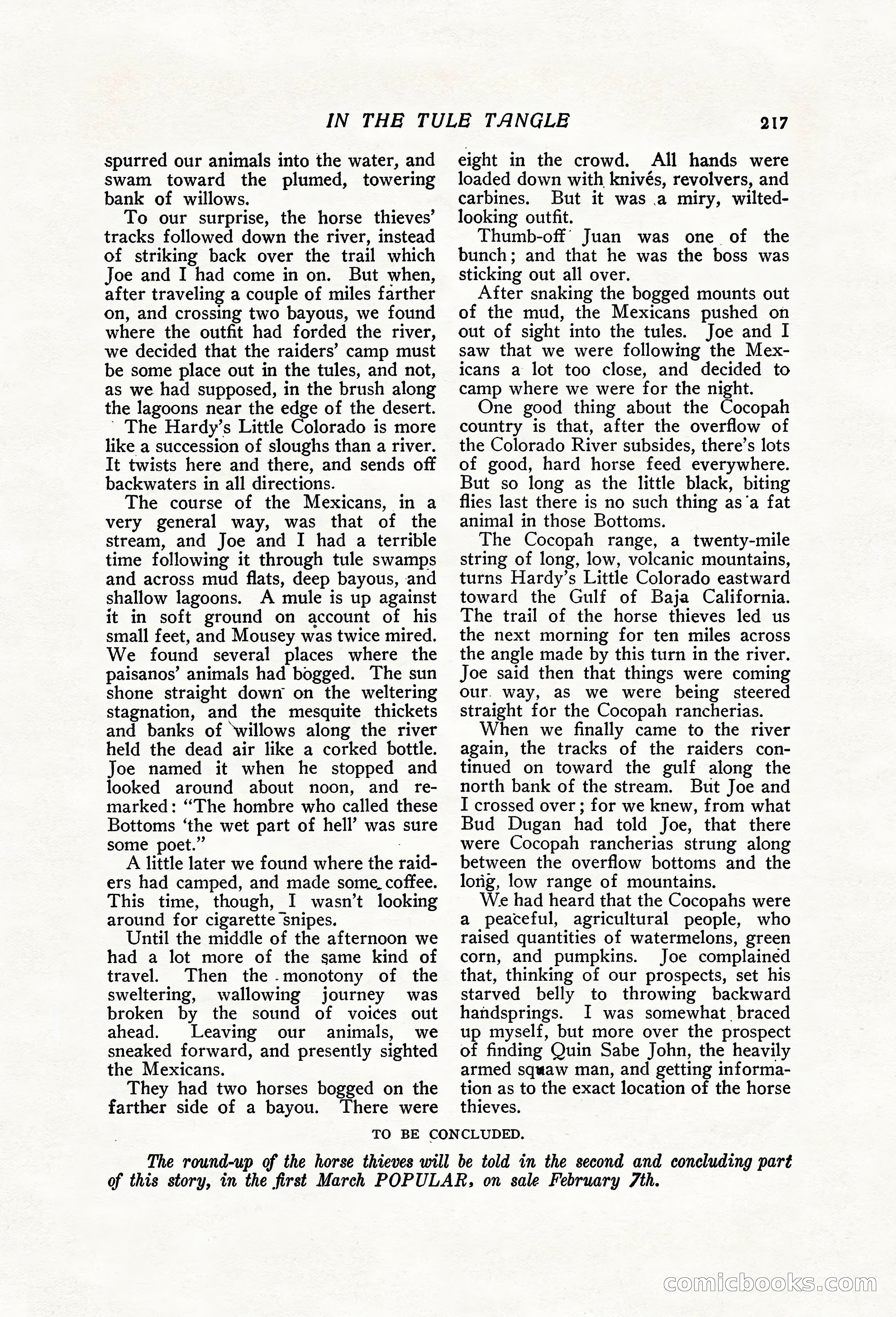 The Popular Magazine, Vol. 31, No. 3 — page 223 of 240
