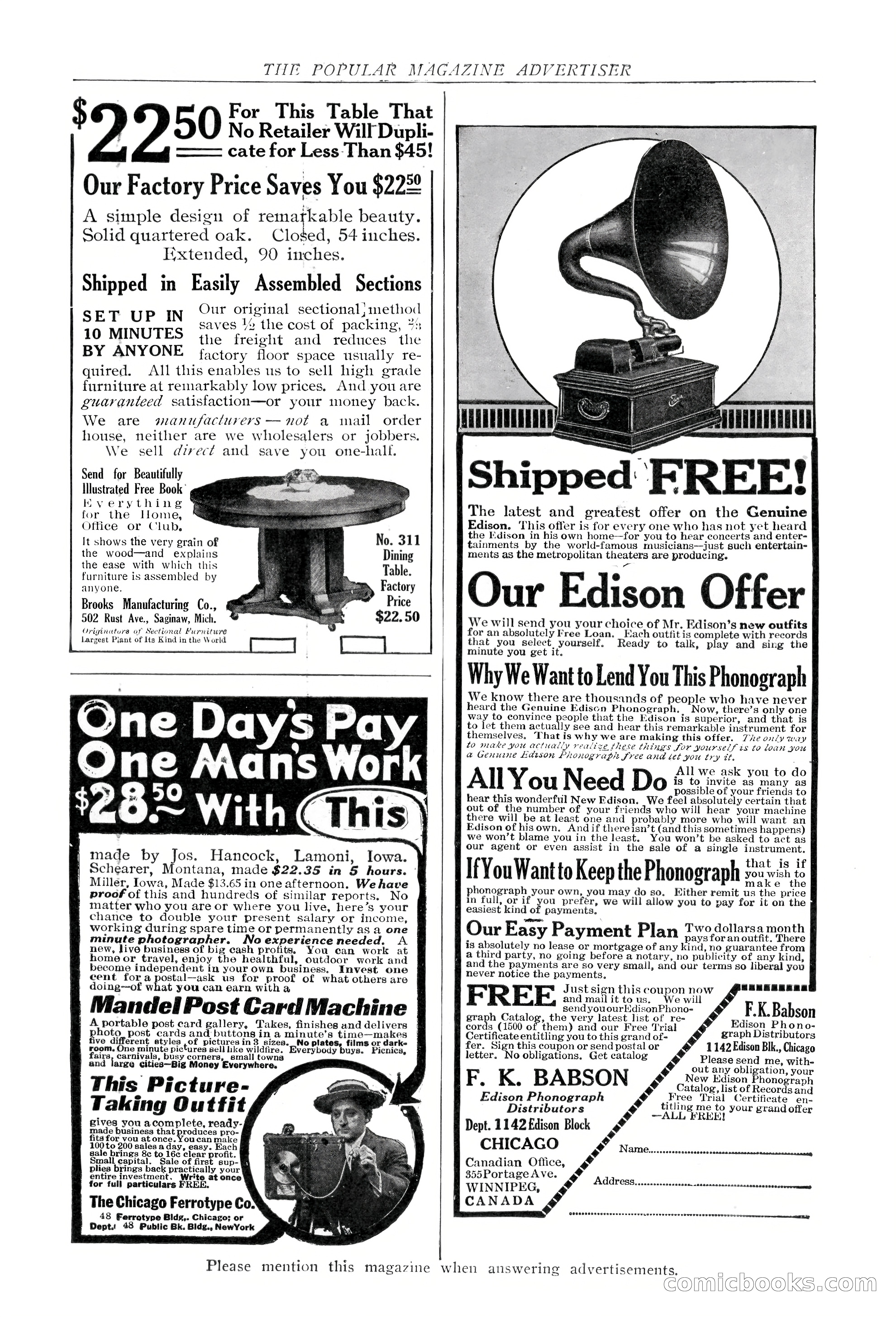 The Popular Magazine, Vol. 31, No. 3 — page 237 of 240