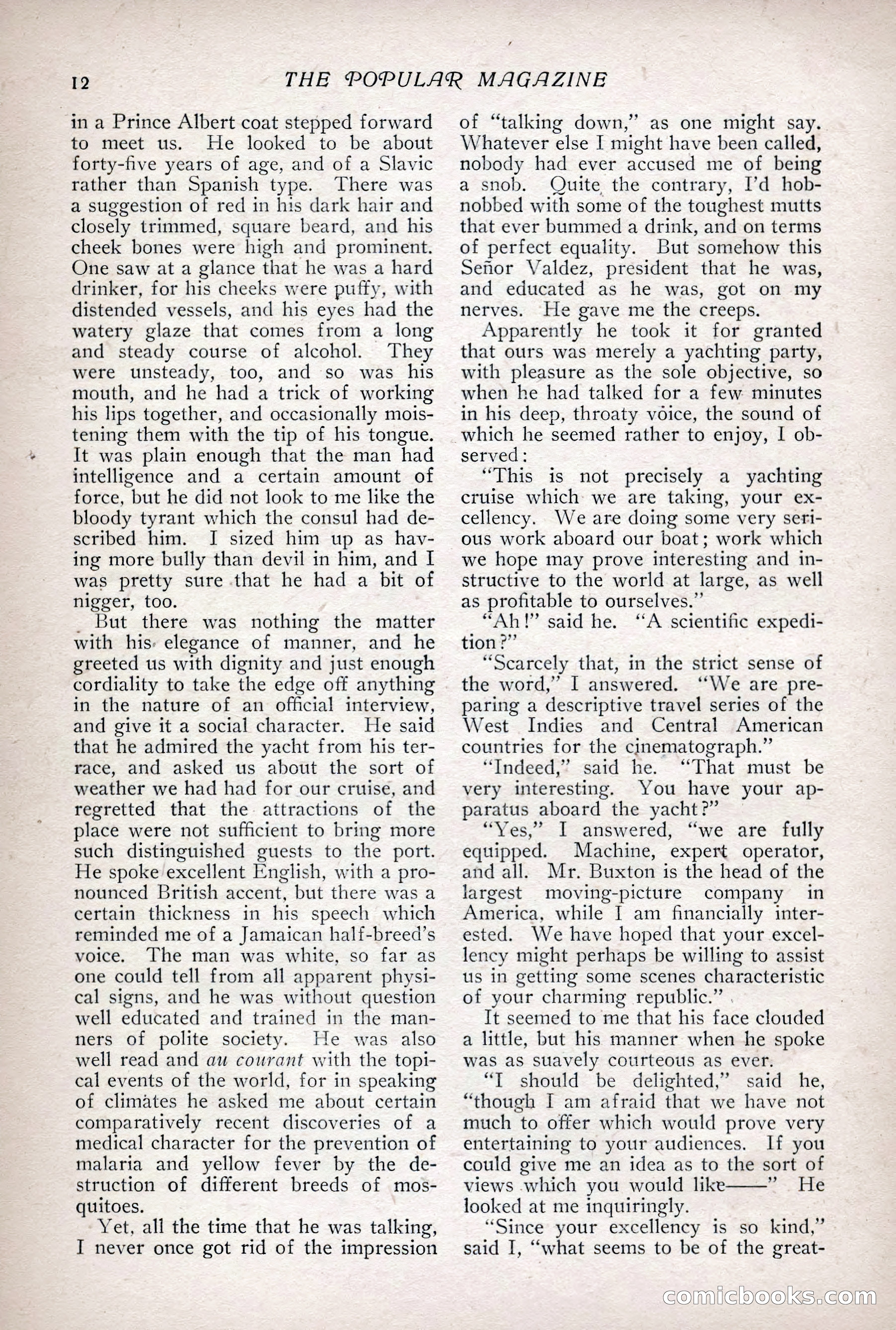 The Popular Magazine, Vol. 31, No. 4 — page 15 of 263