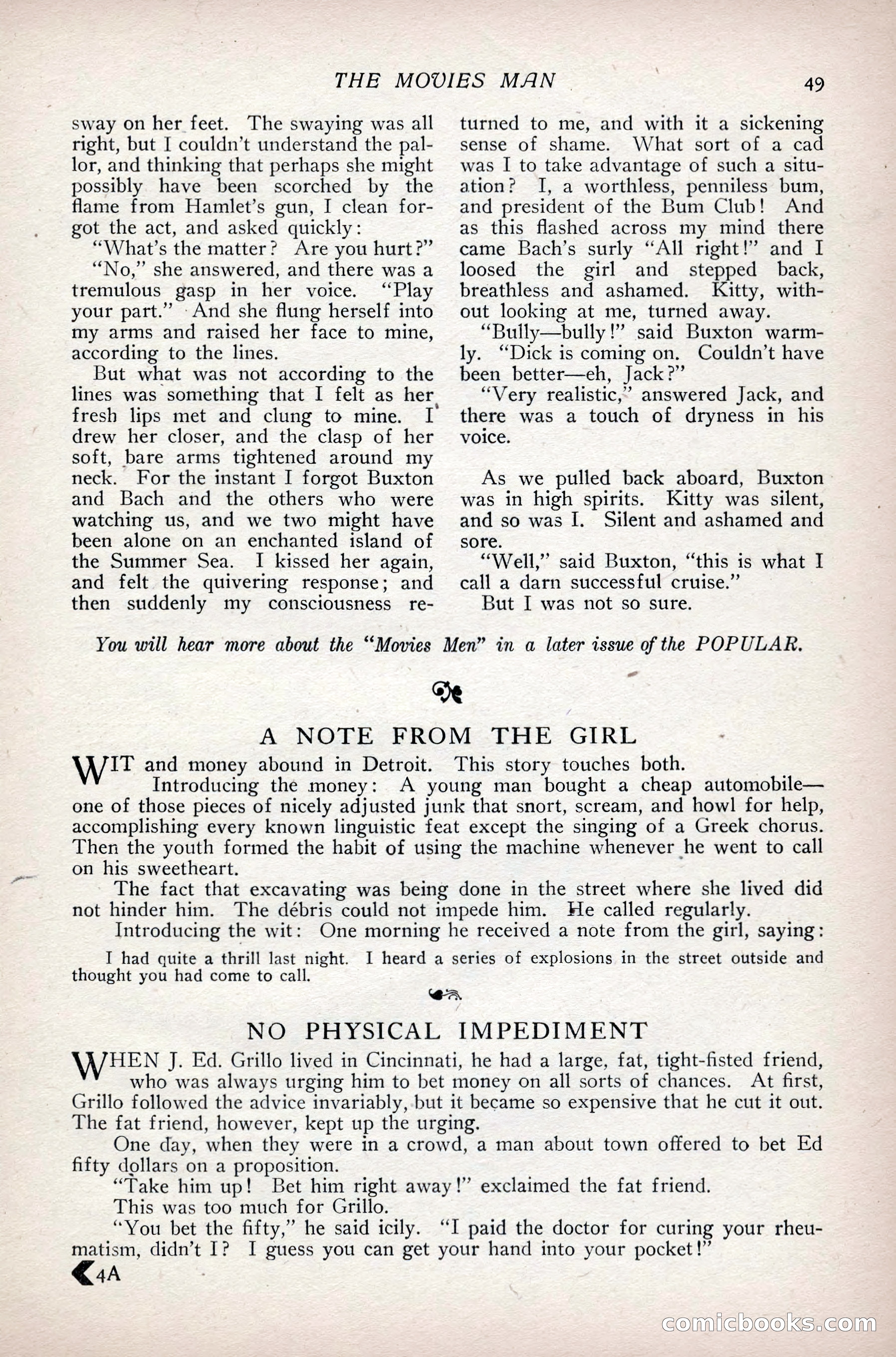 The Popular Magazine, Vol. 31, No. 4 — page 52 of 263