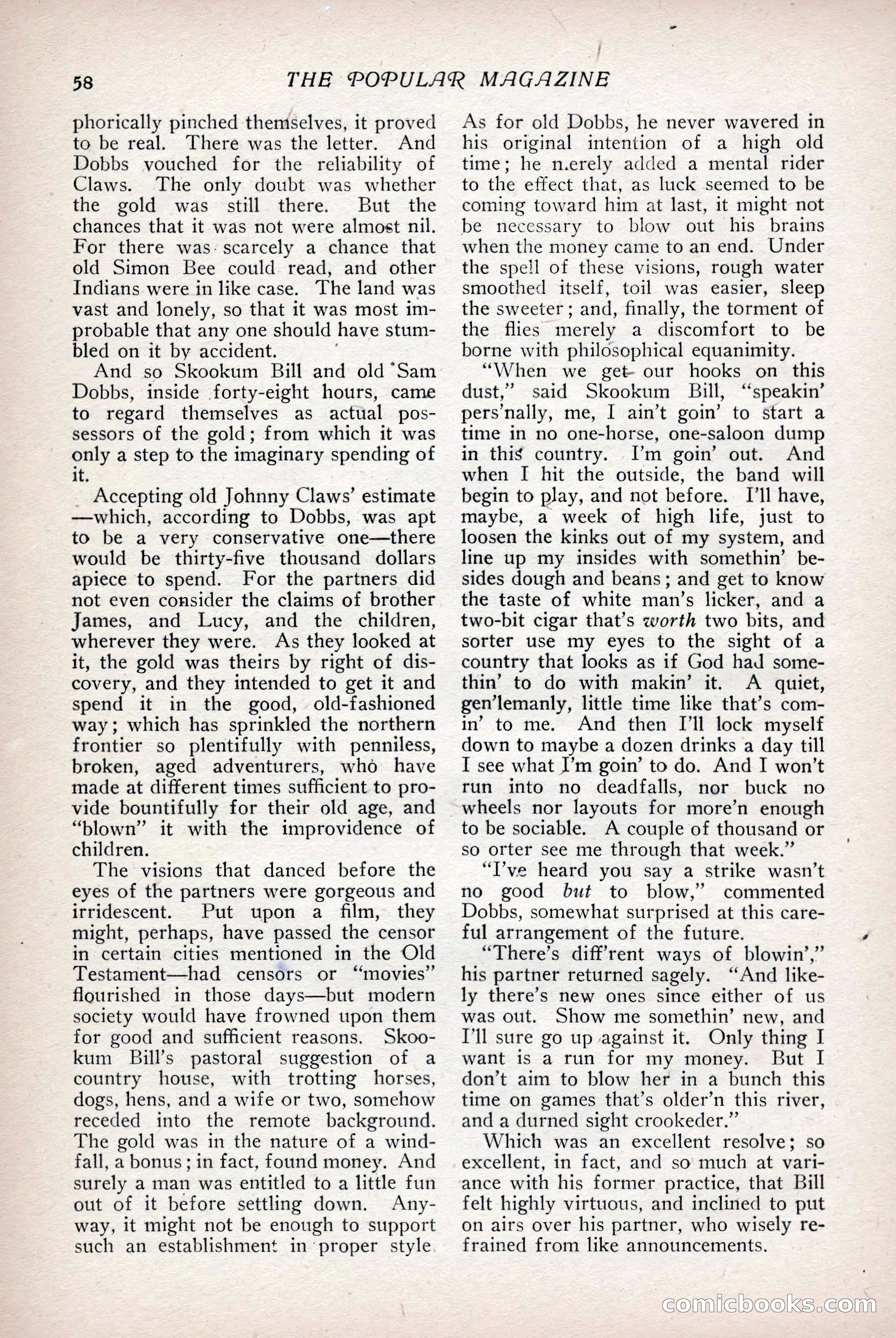 The Popular Magazine, Vol. 31, No. 4 — page 61 of 263