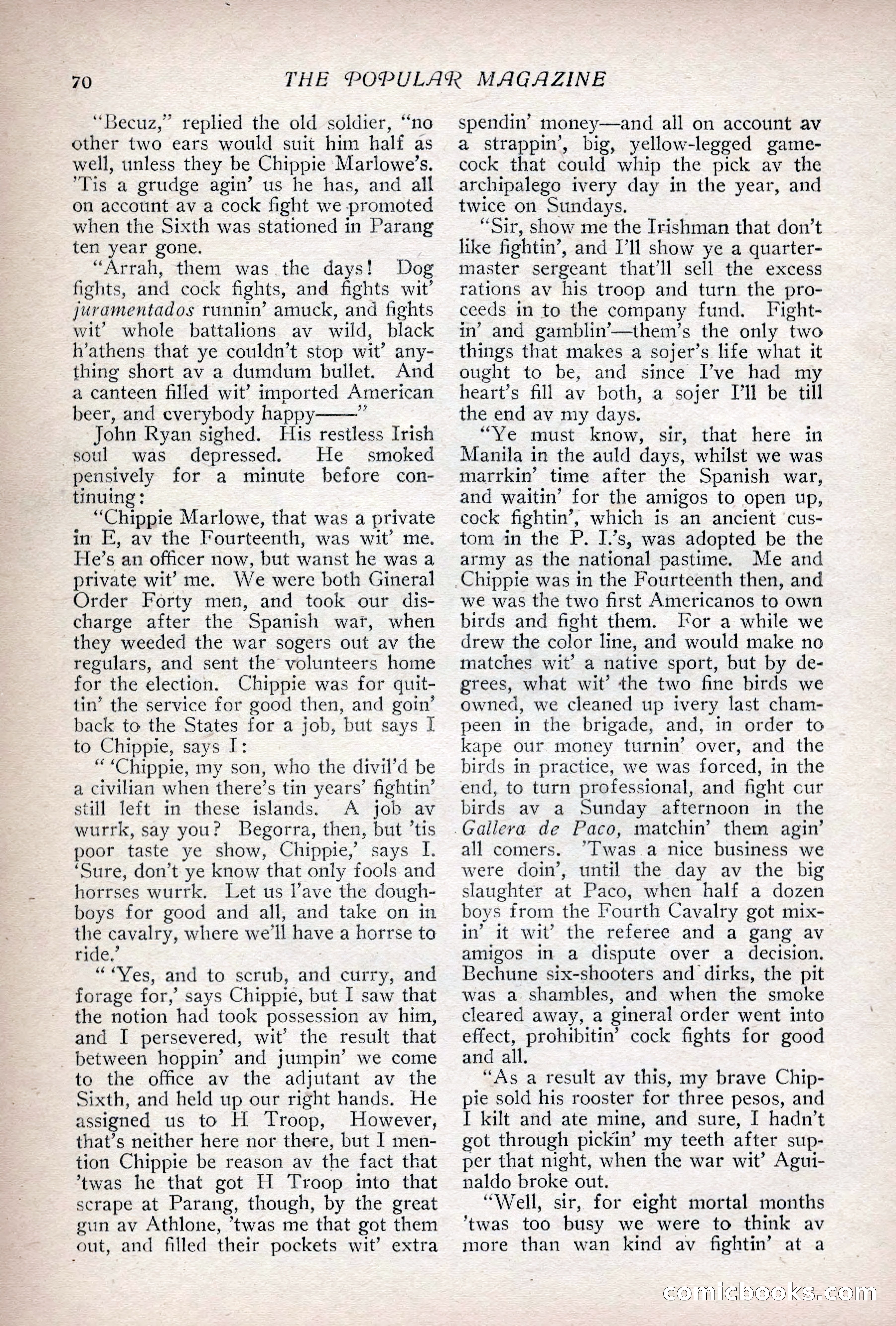 The Popular Magazine, Vol. 31, No. 4 — page 73 of 263