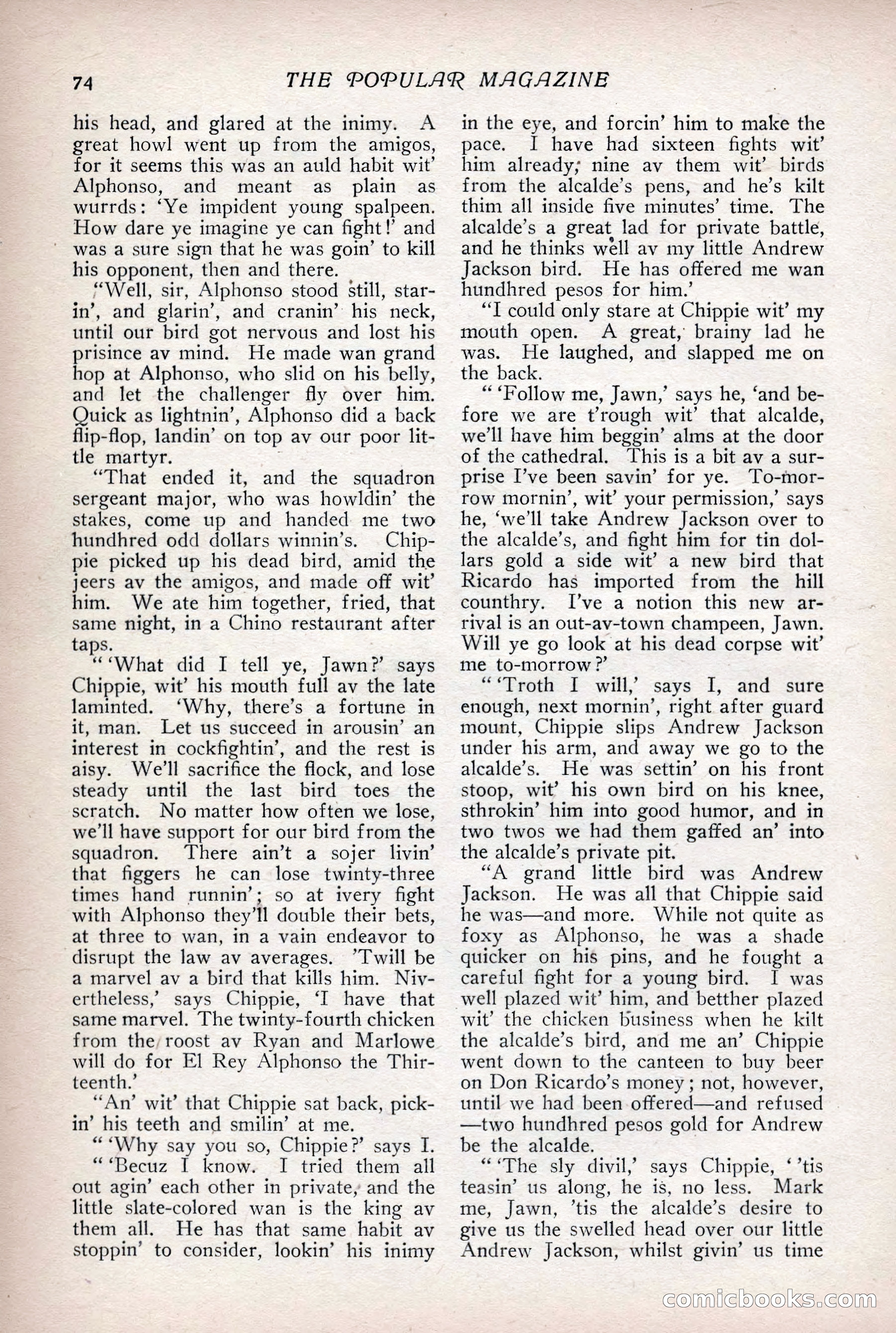 The Popular Magazine, Vol. 31, No. 4 — page 77 of 263