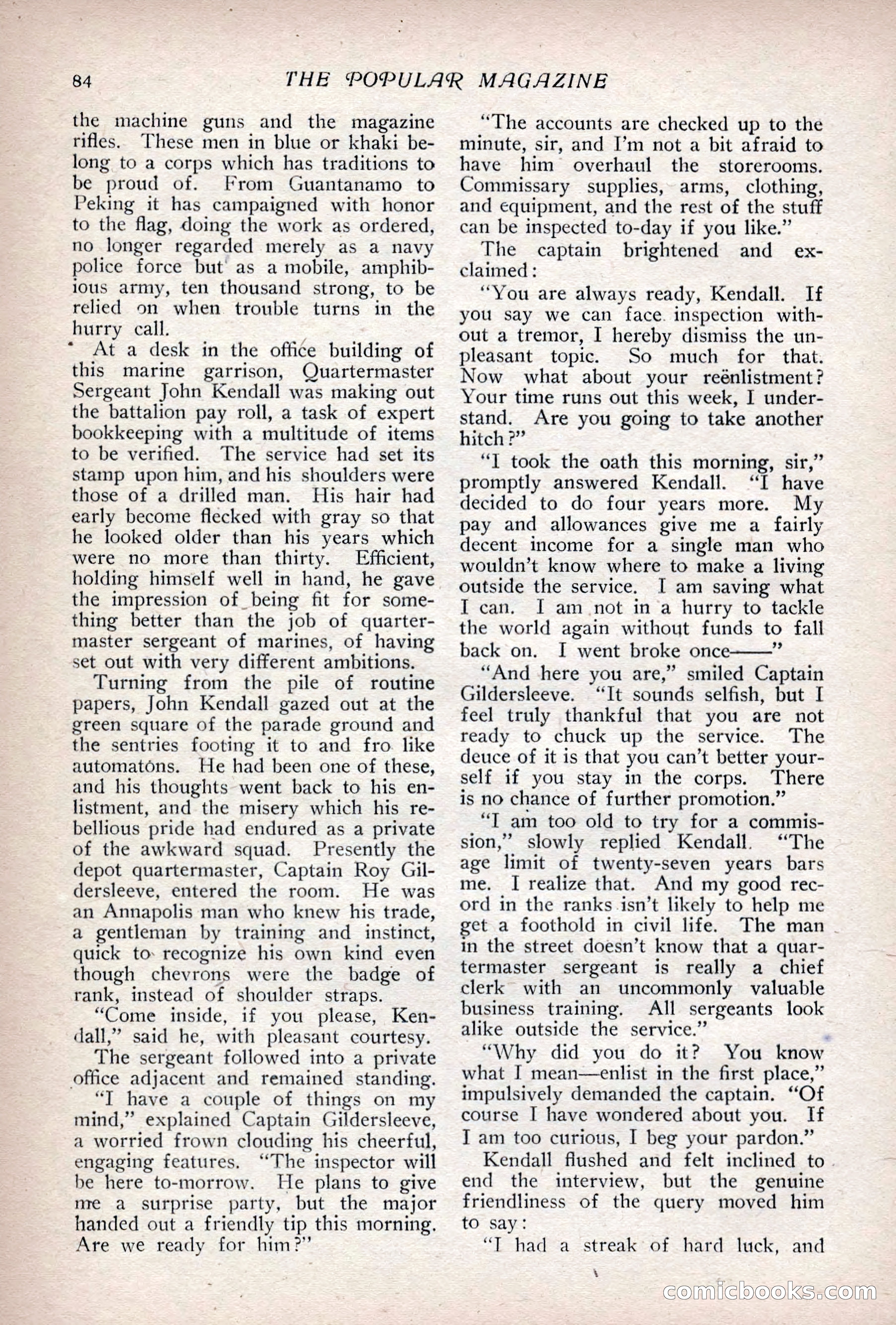 The Popular Magazine, Vol. 31, No. 4 — page 87 of 263