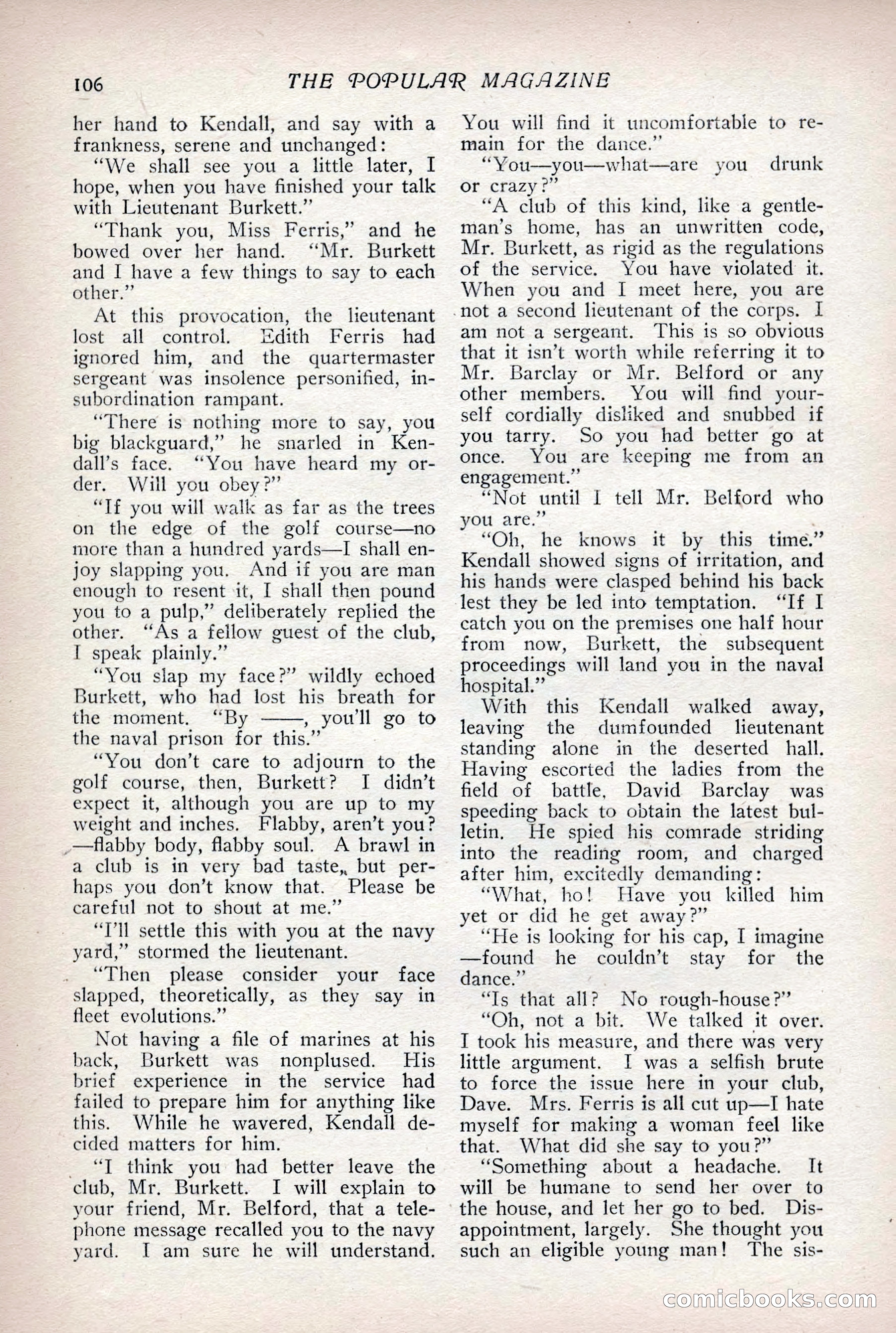 The Popular Magazine, Vol. 31, No. 4 — page 109 of 263