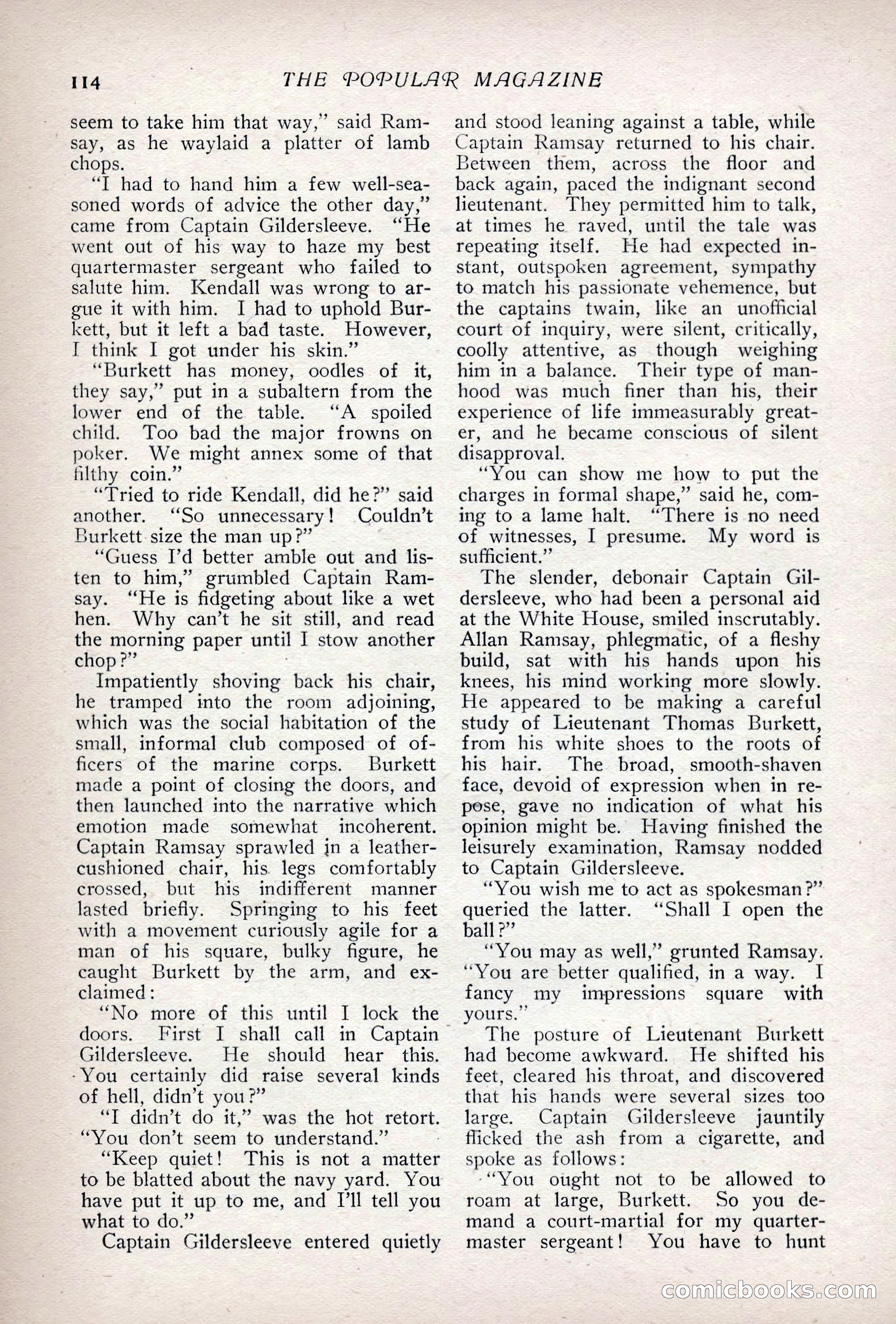 The Popular Magazine, Vol. 31, No. 4 — page 117 of 263