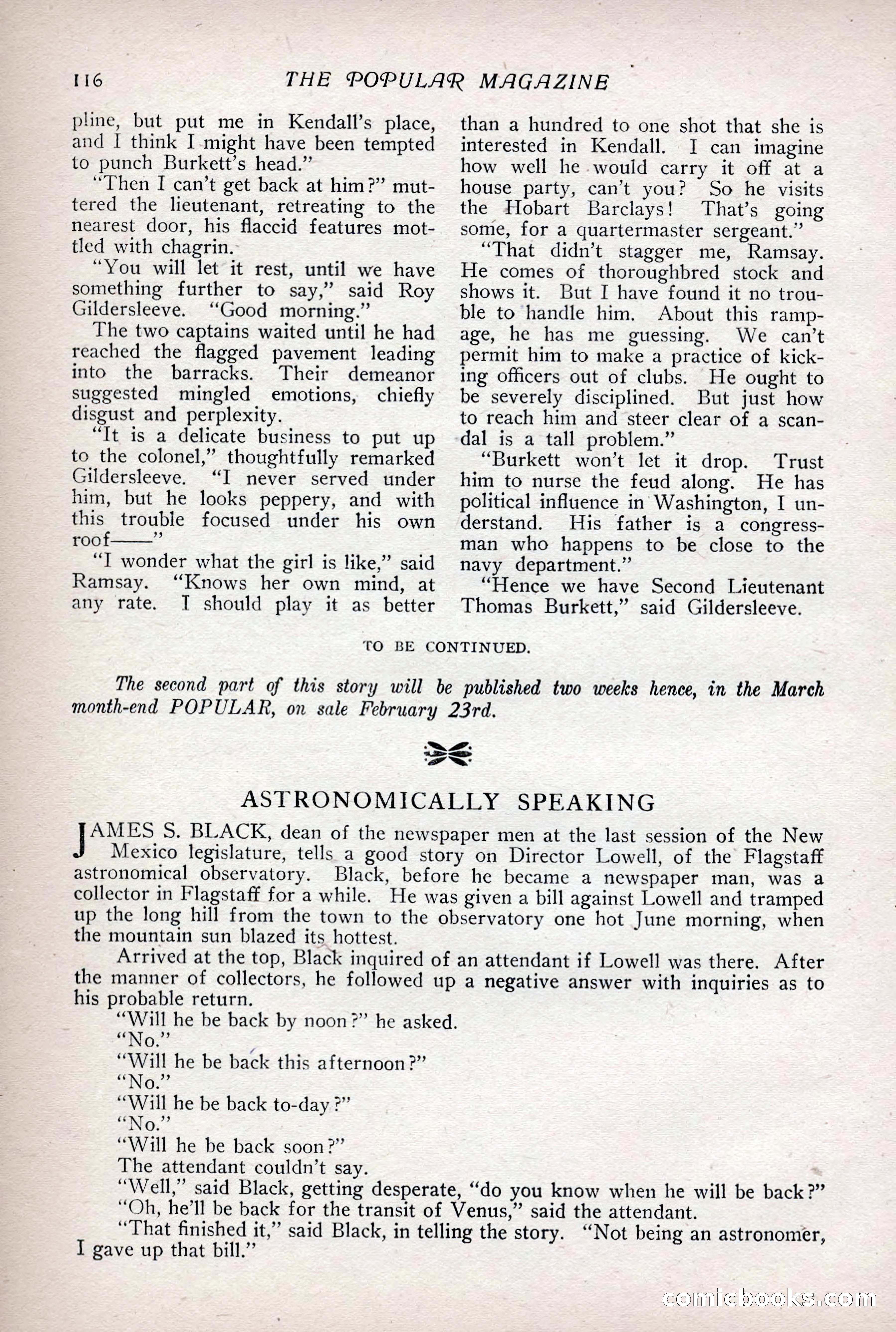 The Popular Magazine, Vol. 31, No. 4 — page 119 of 263
